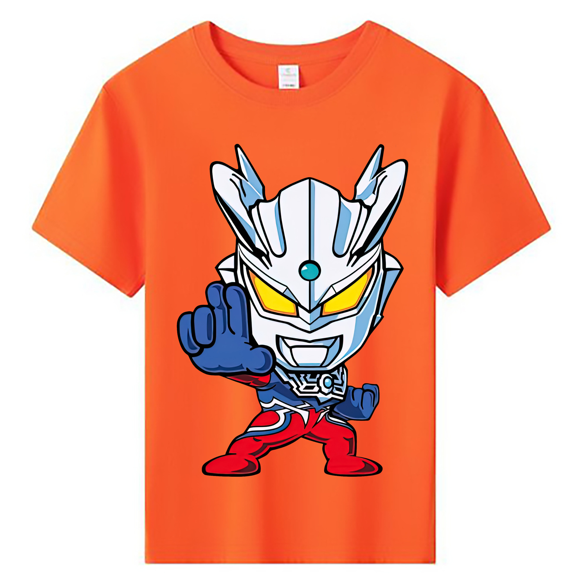 ウルトラマン Ultraman 綿100％キッズTシャツ（フロントプリント）