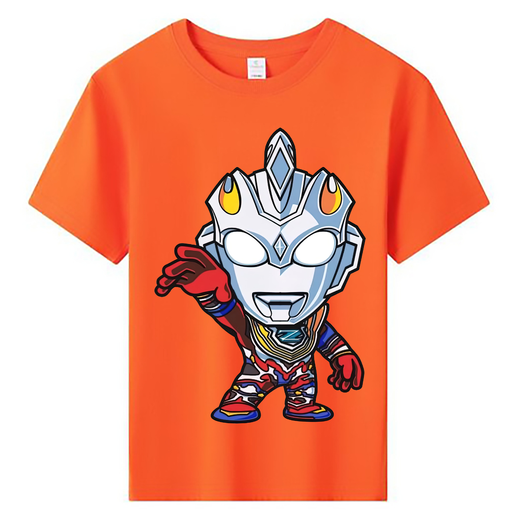 ウルトラマン Ultraman 綿100％キッズTシャツ（フロントプリント）