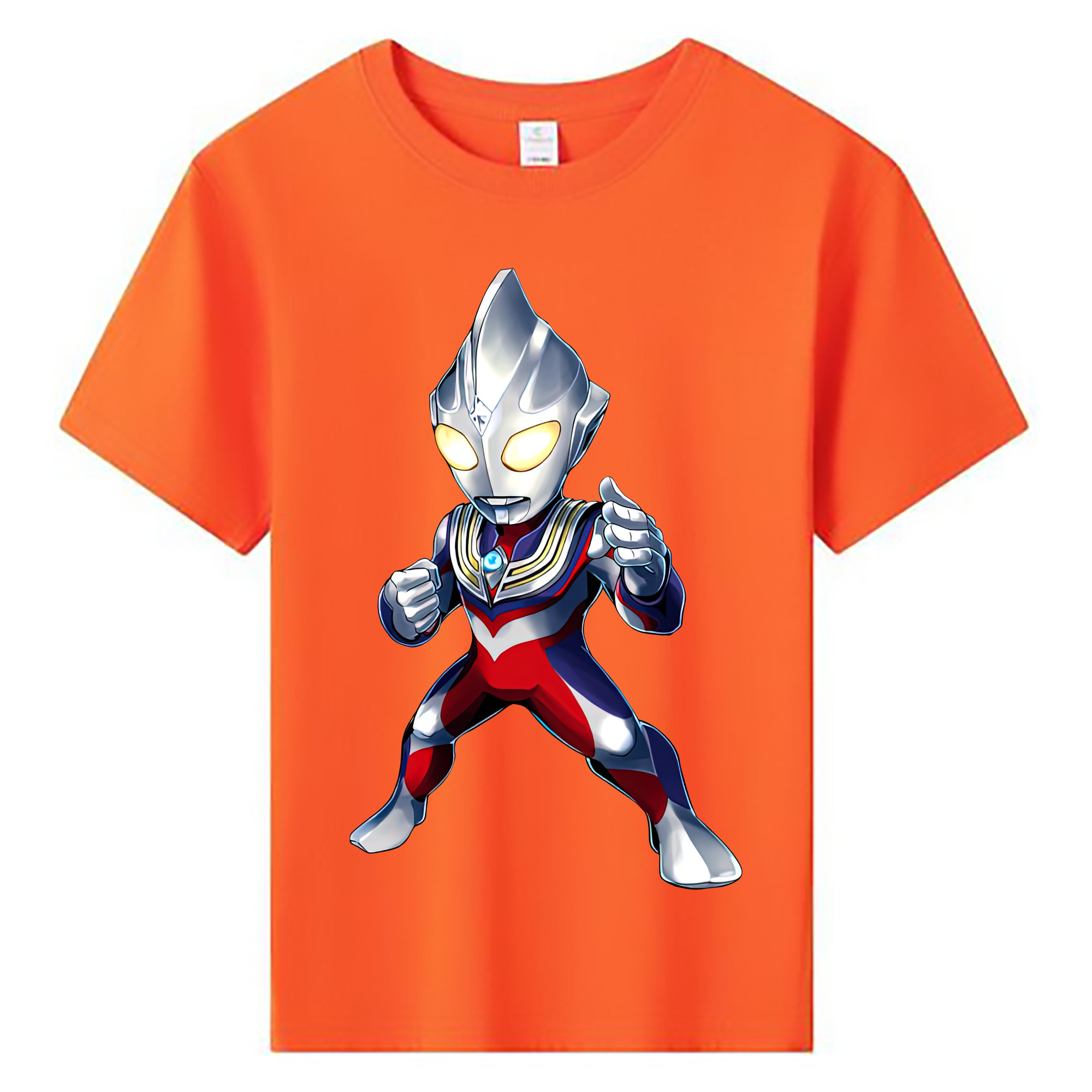 ウルトラマン Ultraman 綿100％キッズTシャツ（フロントプリント）