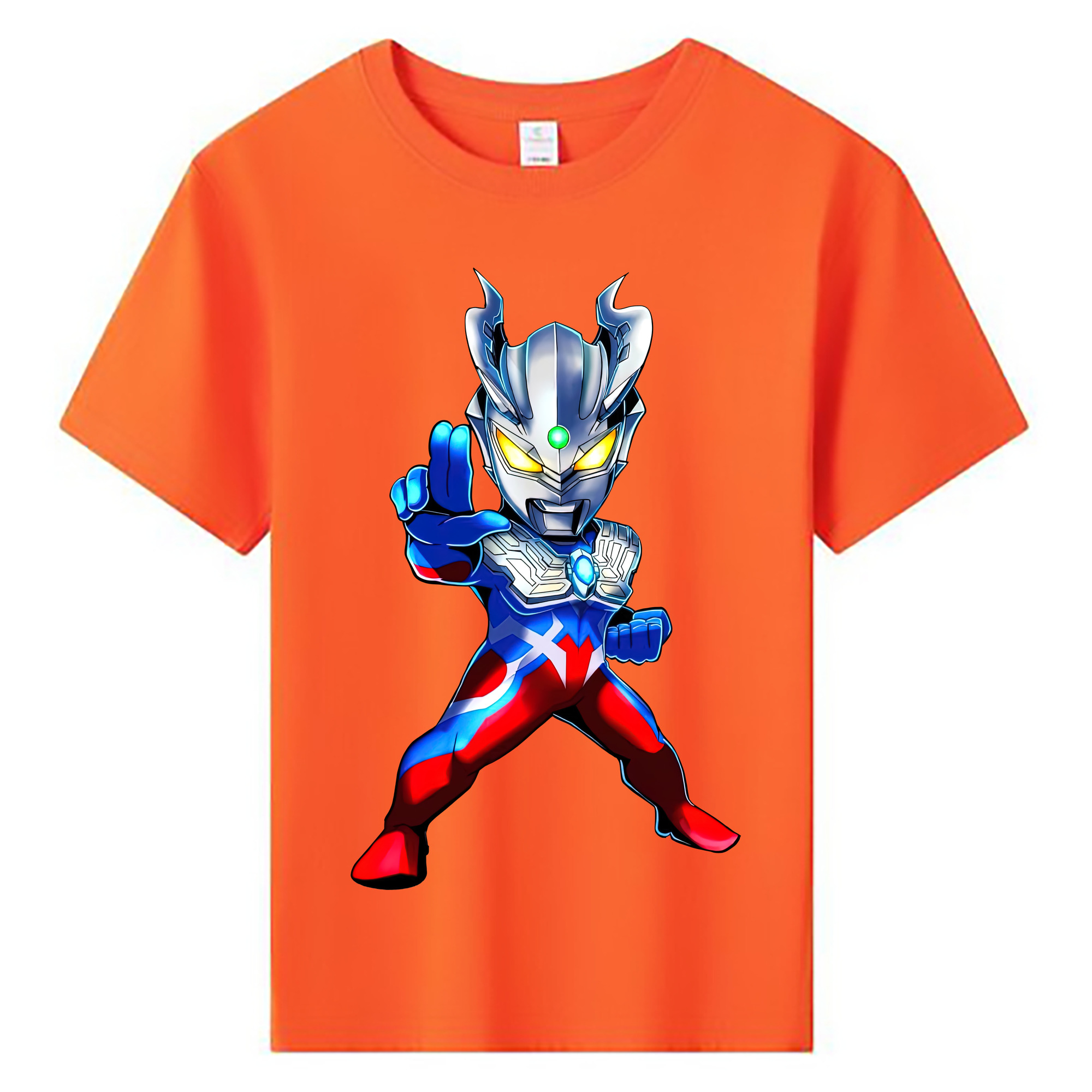 ウルトラマン Ultraman 綿100％キッズTシャツ（フロントプリント）