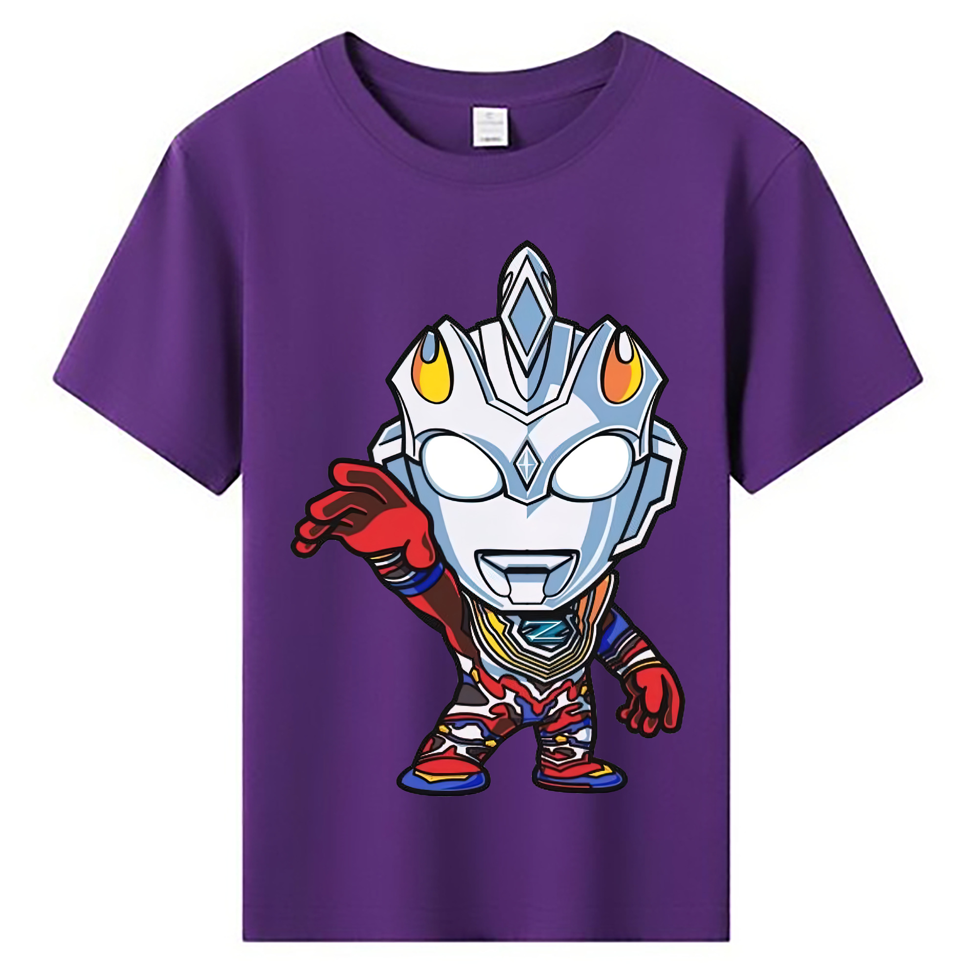 ウルトラマン Ultraman 綿100％キッズTシャツ（フロントプリント）
