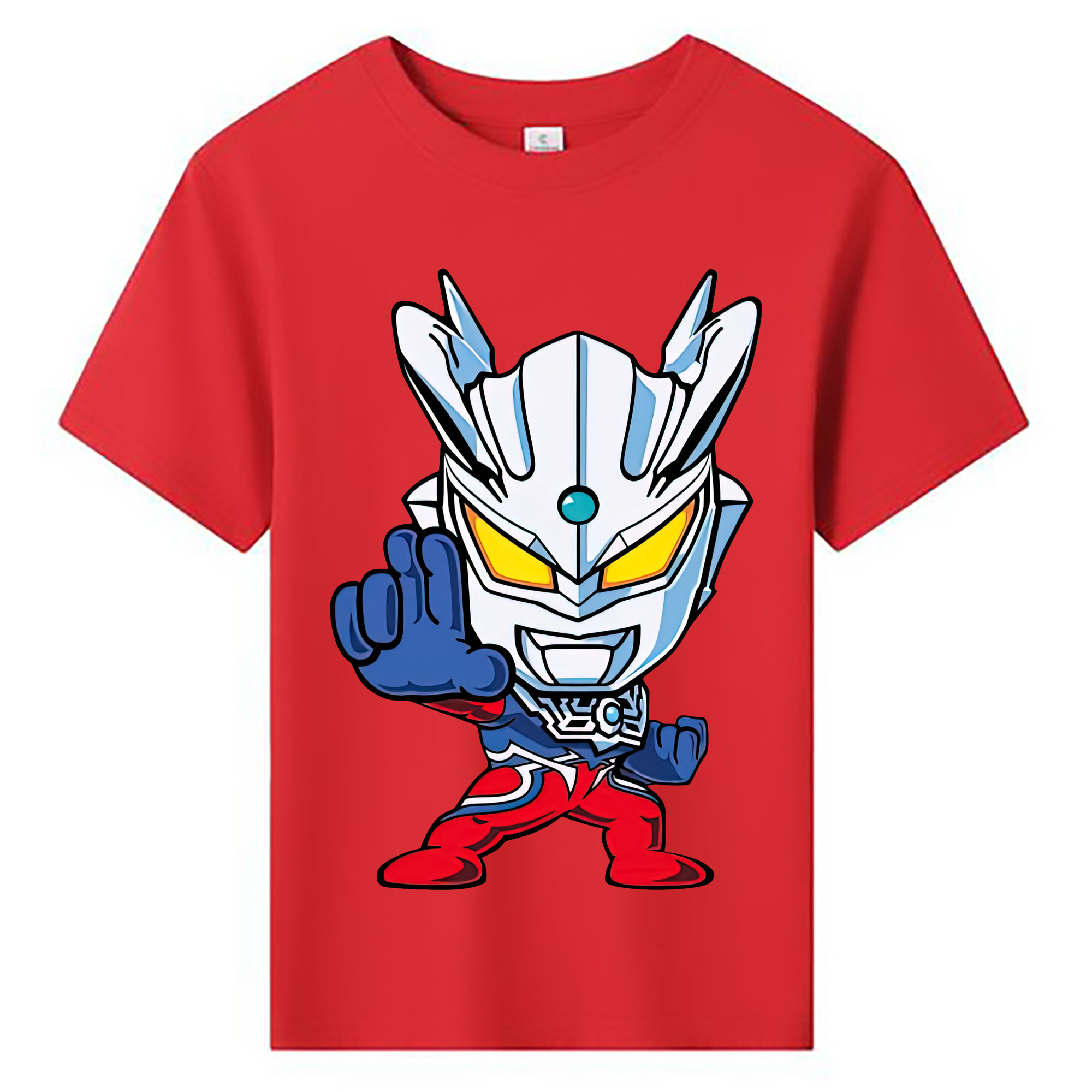 ウルトラマン Ultraman 綿100％キッズTシャツ（フロントプリント）