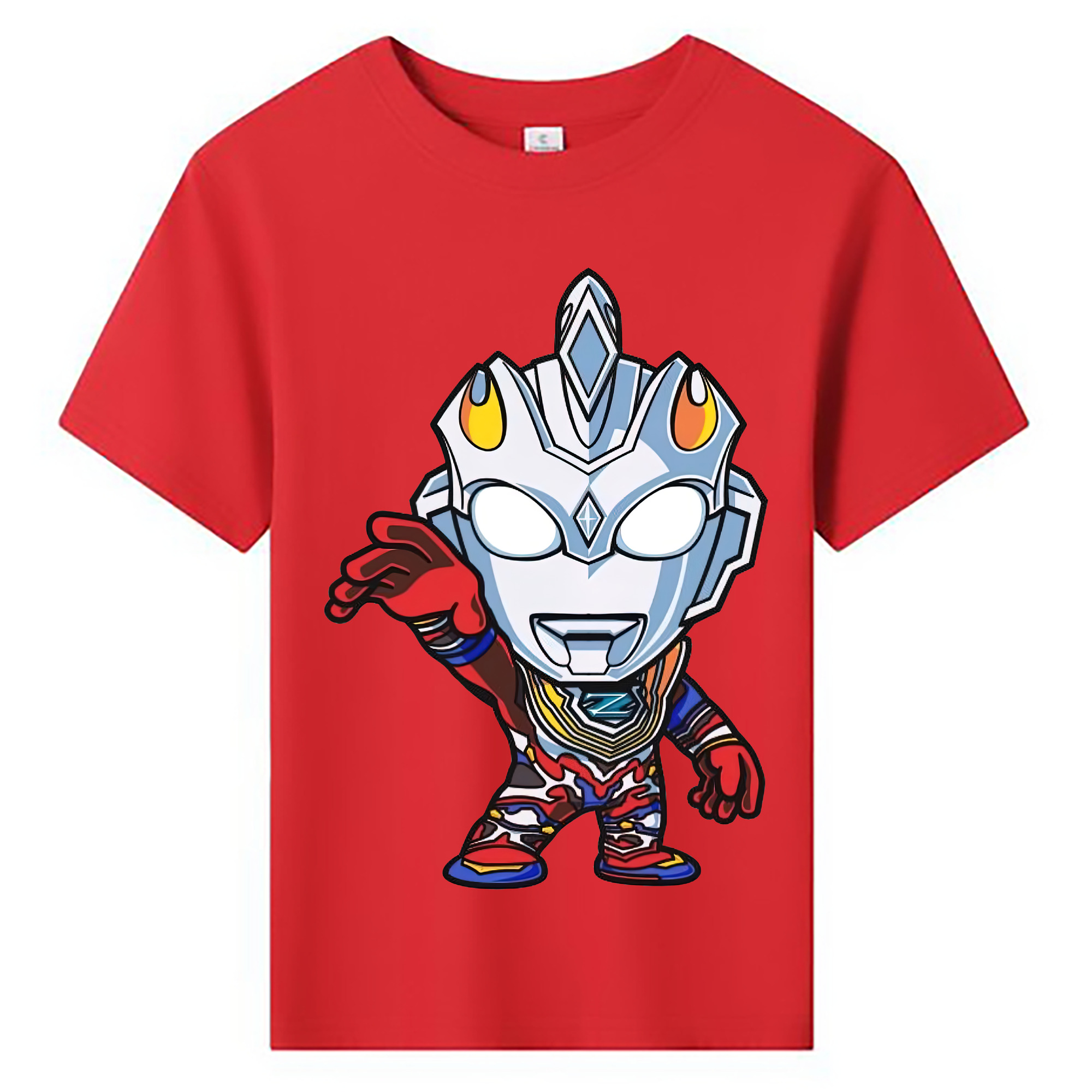ウルトラマン Ultraman 綿100％キッズTシャツ（フロントプリント）