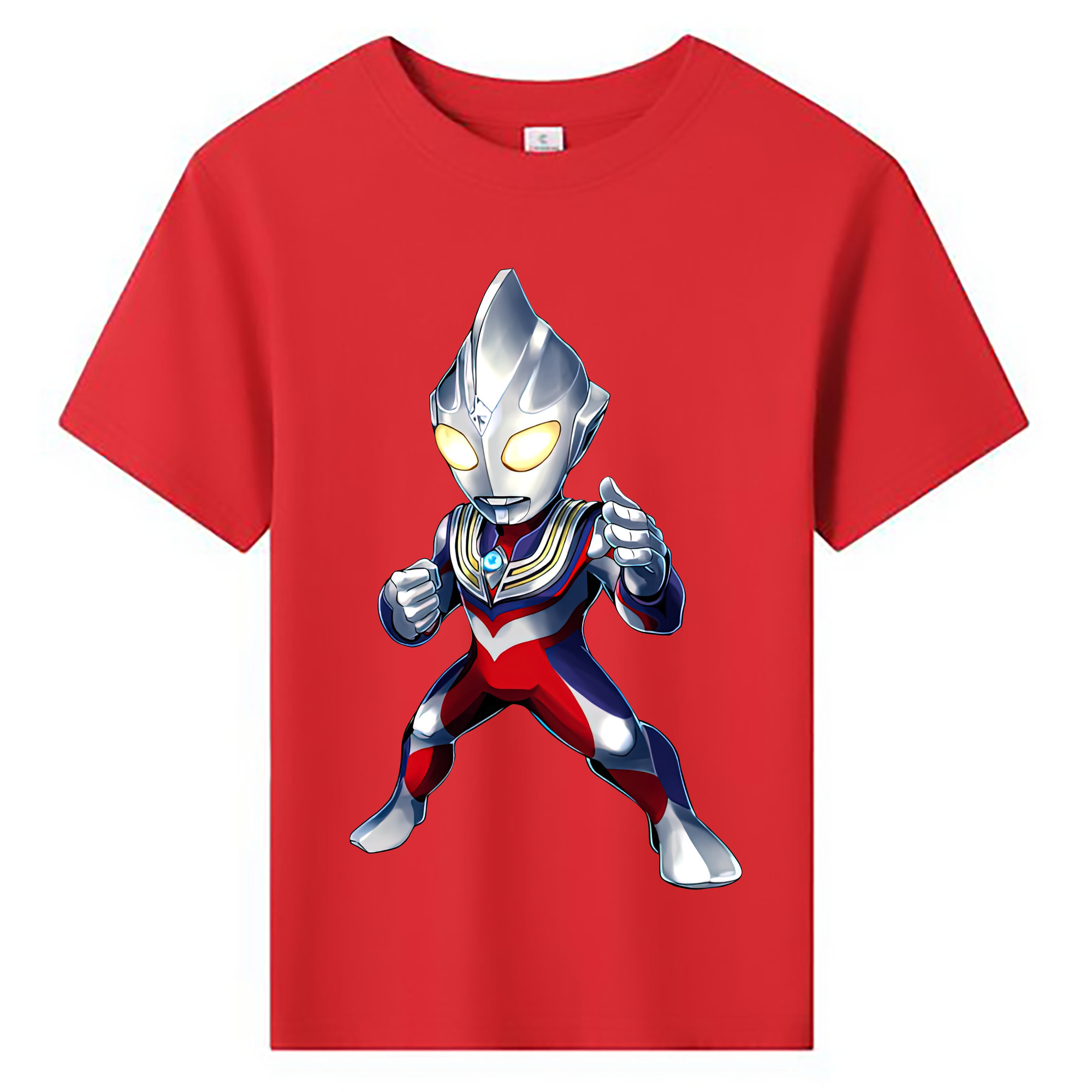 ウルトラマン Ultraman 綿100％キッズTシャツ（フロントプリント）