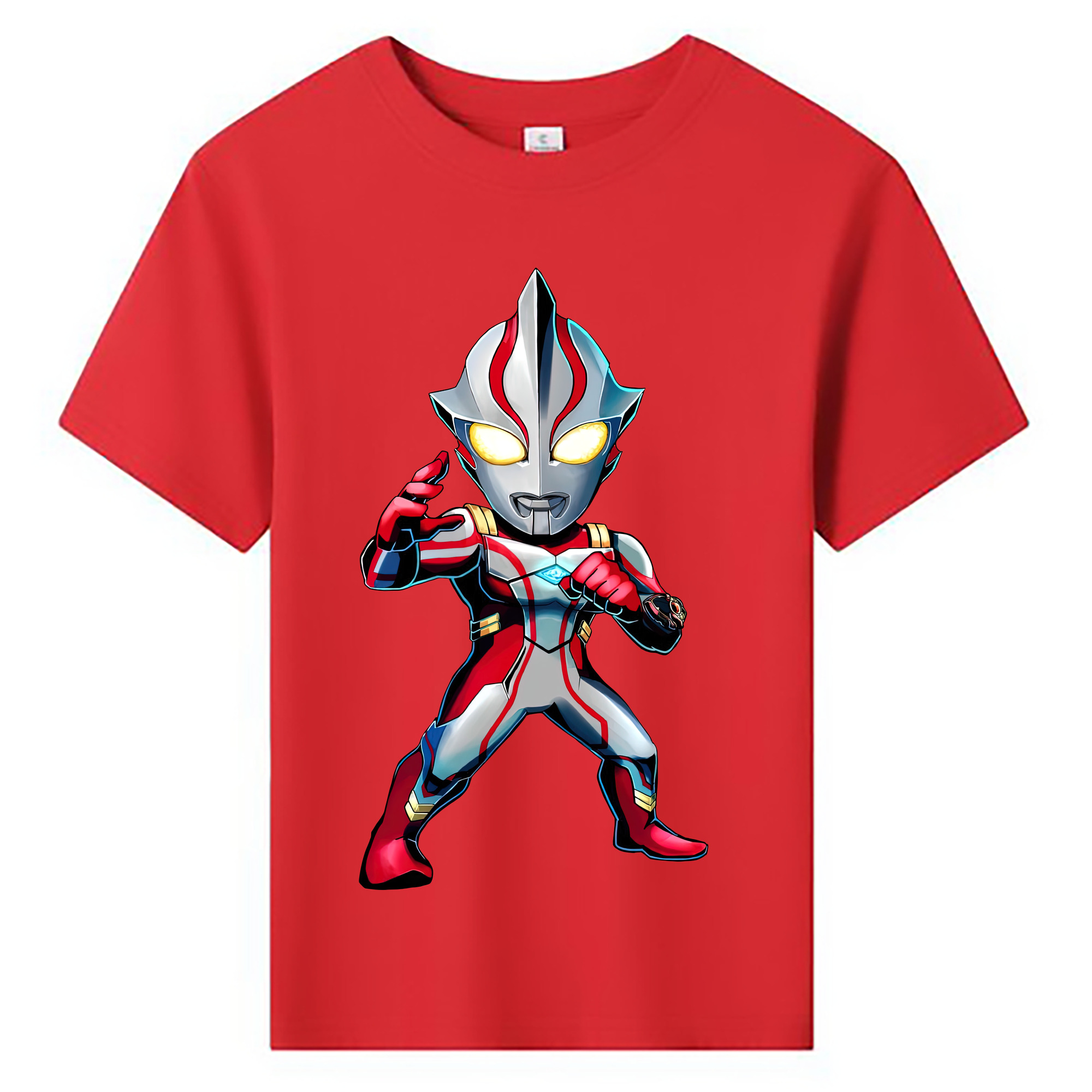 ウルトラマン Ultraman 綿100％キッズTシャツ（フロントプリント）