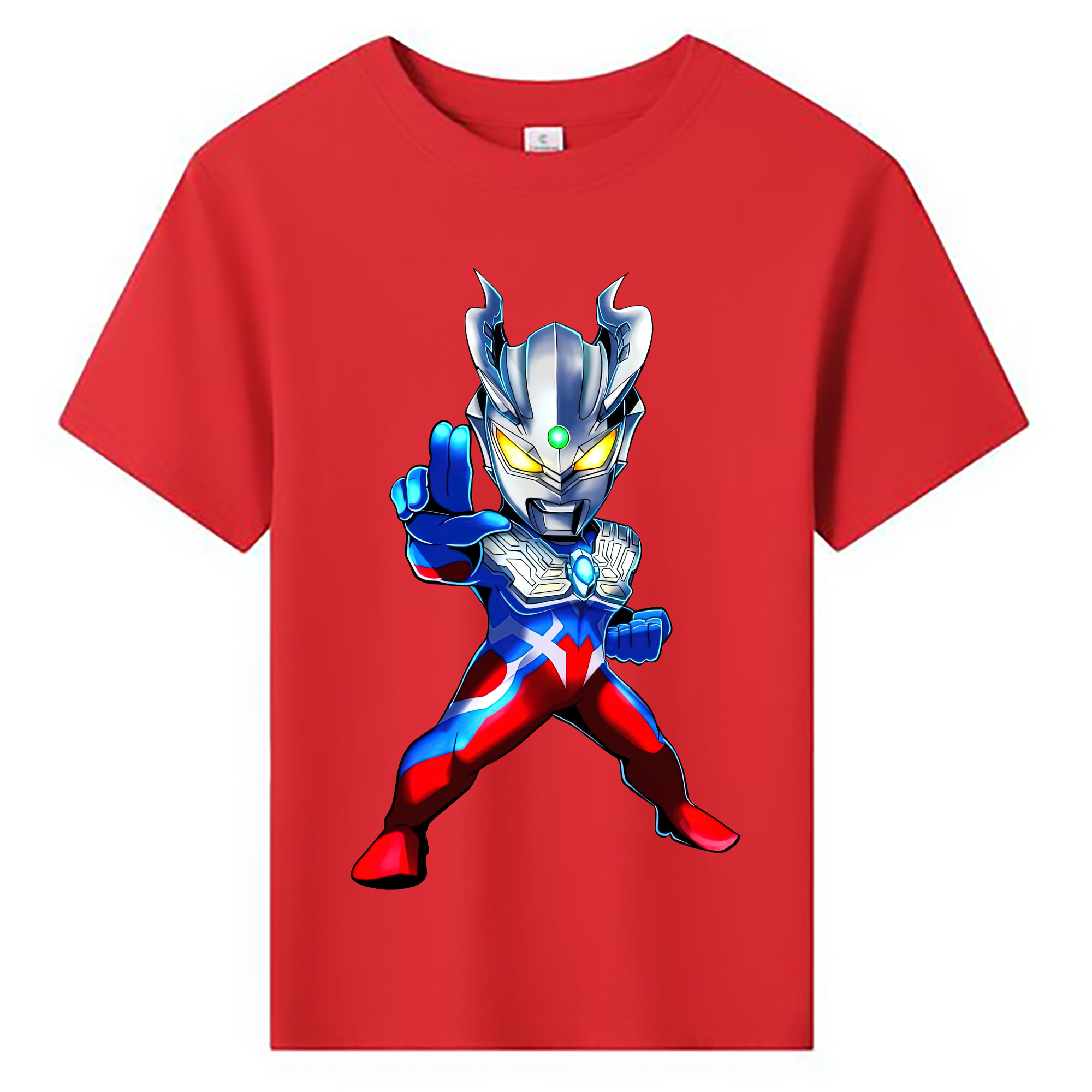 ウルトラマン Ultraman 綿100％キッズTシャツ（フロントプリント）