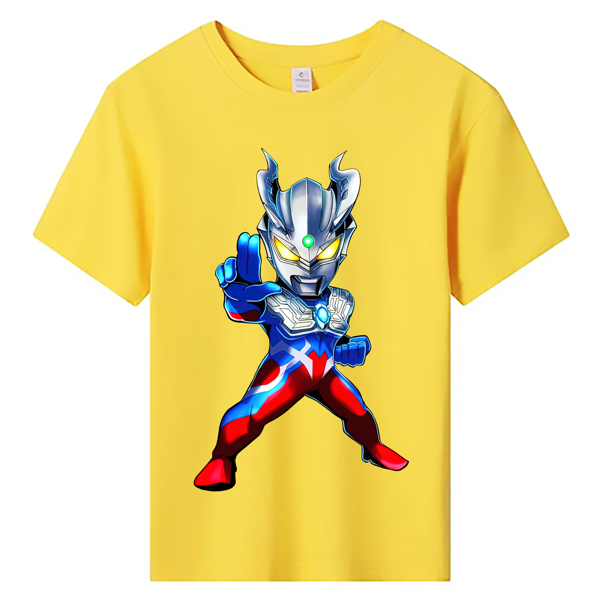 ウルトラマン Ultraman 綿100％キッズTシャツ（フロントプリント）