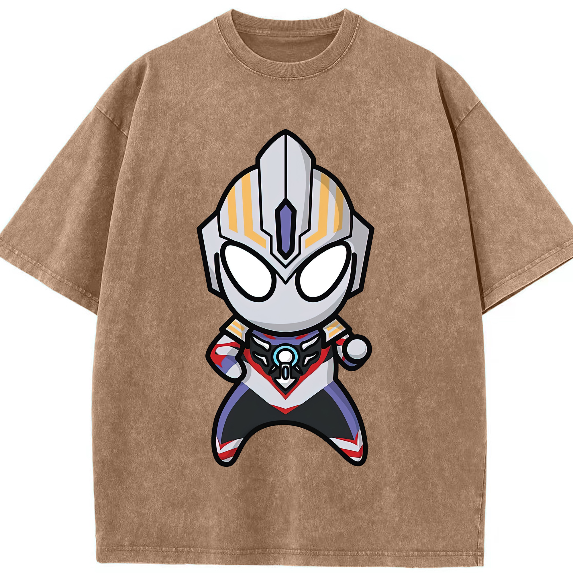（画像用） ウルトラマン Ultraman 綿100% ヴィンテージ風 半袖Tシャツ（フロントプリント）