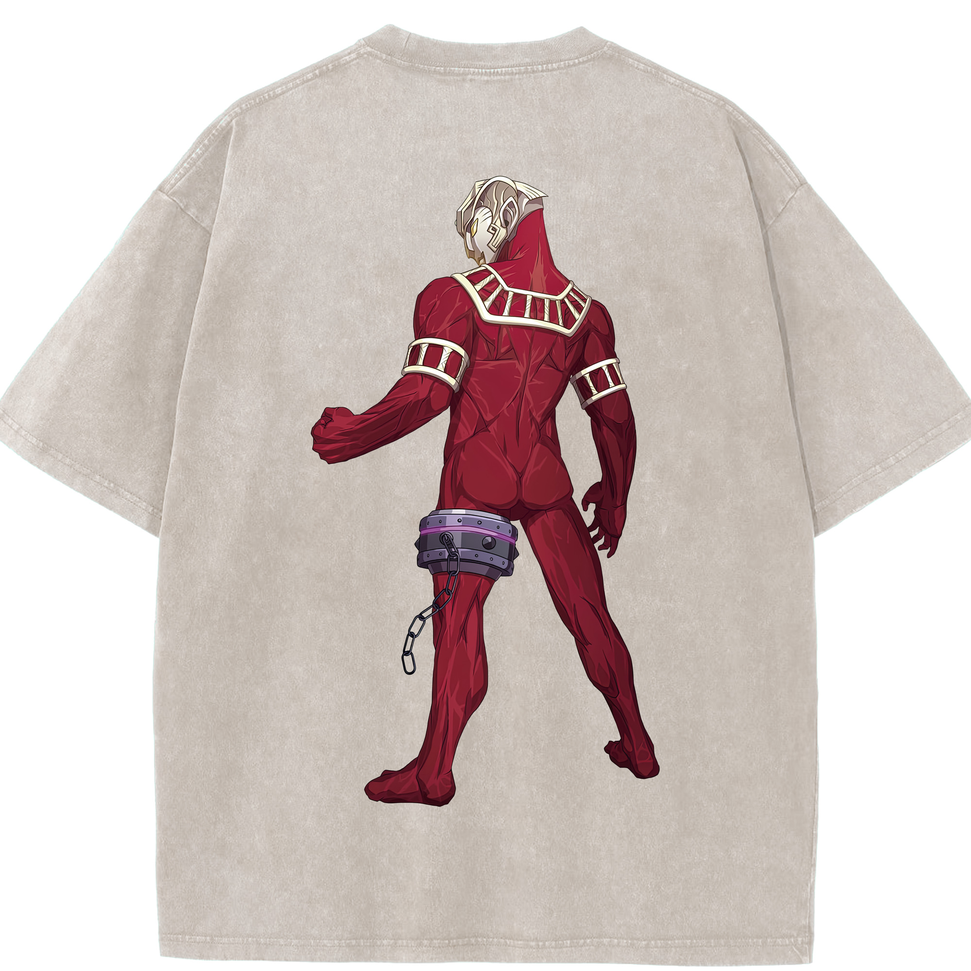 （画像用） ウルトラマン Ultraman 綿100% ヴィンテージ風 半袖Tシャツ（背面プリント）