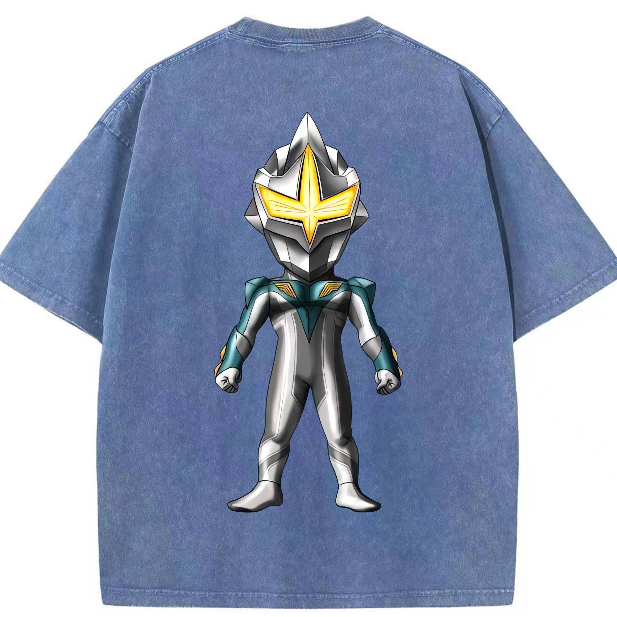 （画像用） ウルトラマン Ultraman 綿100% ヴィンテージ風 半袖Tシャツ（背面プリント）