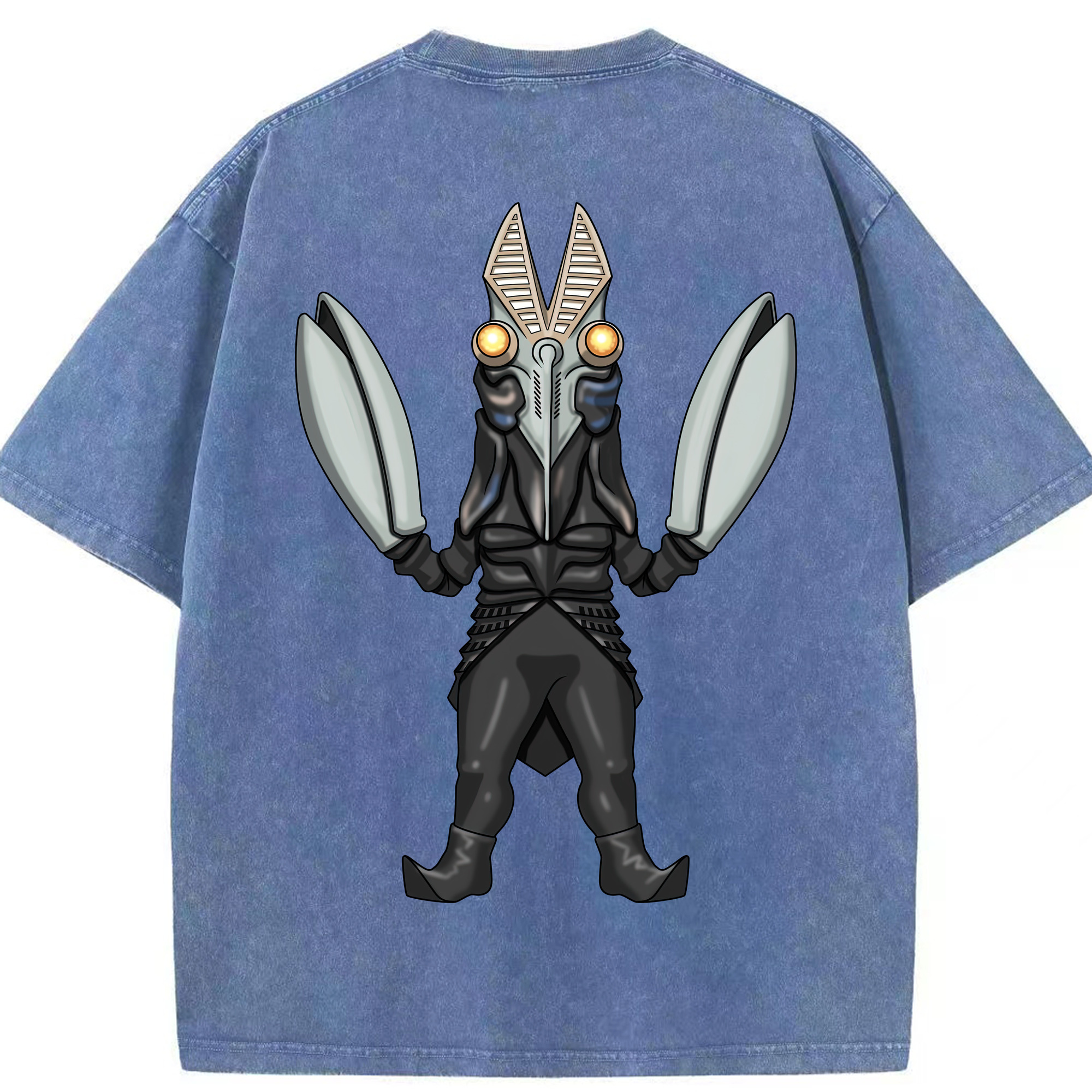 （画像用） ウルトラマン Ultraman 綿100% ヴィンテージ風 半袖Tシャツ（背面プリント）