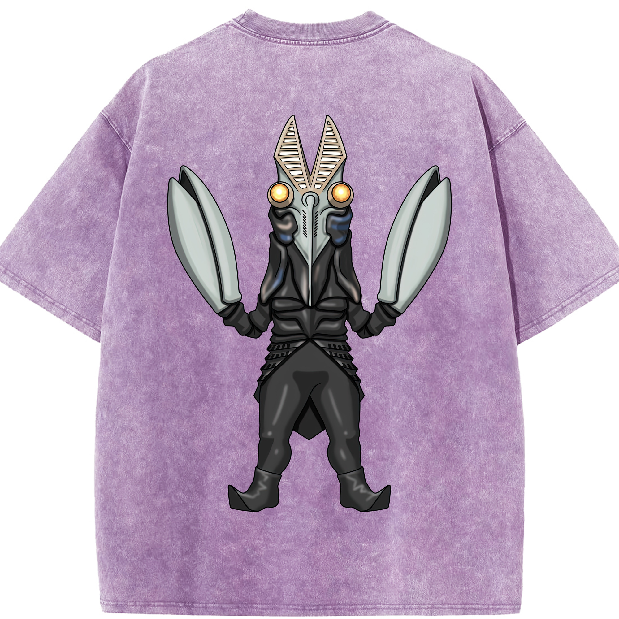 （画像用） ウルトラマン Ultraman 綿100% ヴィンテージ風 半袖Tシャツ（背面プリント）