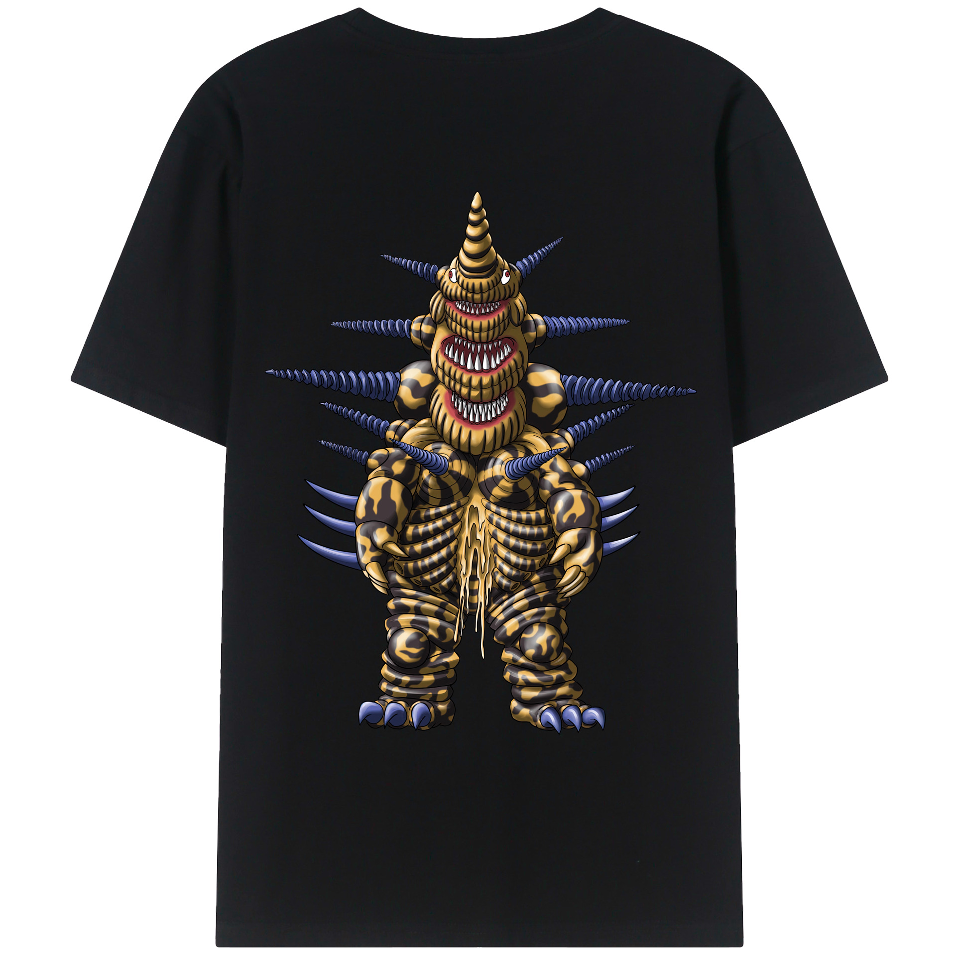 ウルトラマン Ultraman 綿100％ メンズ半袖Tシャツ（バックプリント） 通気性