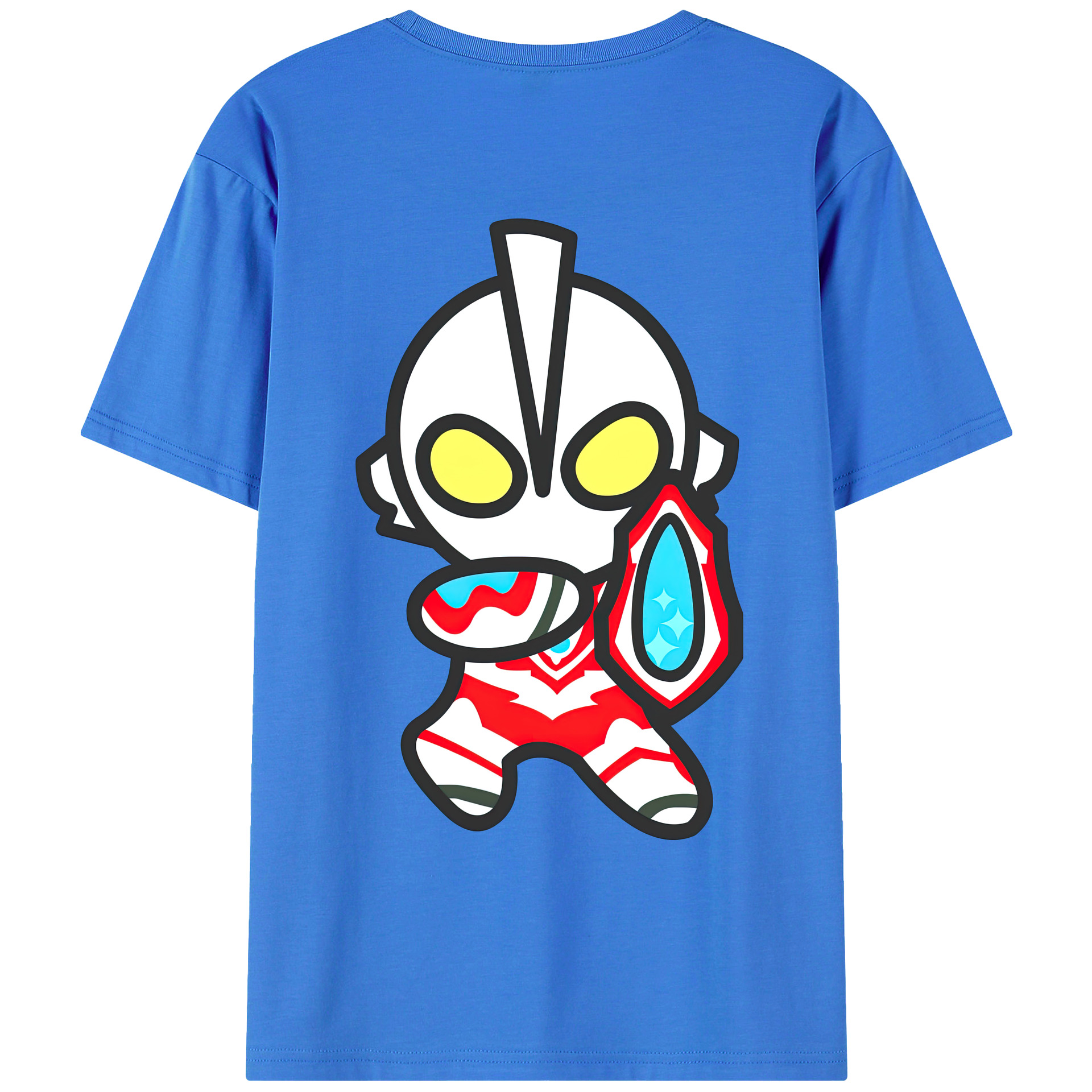 ウルトラマン Ultraman 綿100％ メンズ半袖Tシャツ（バックプリント） 通気性