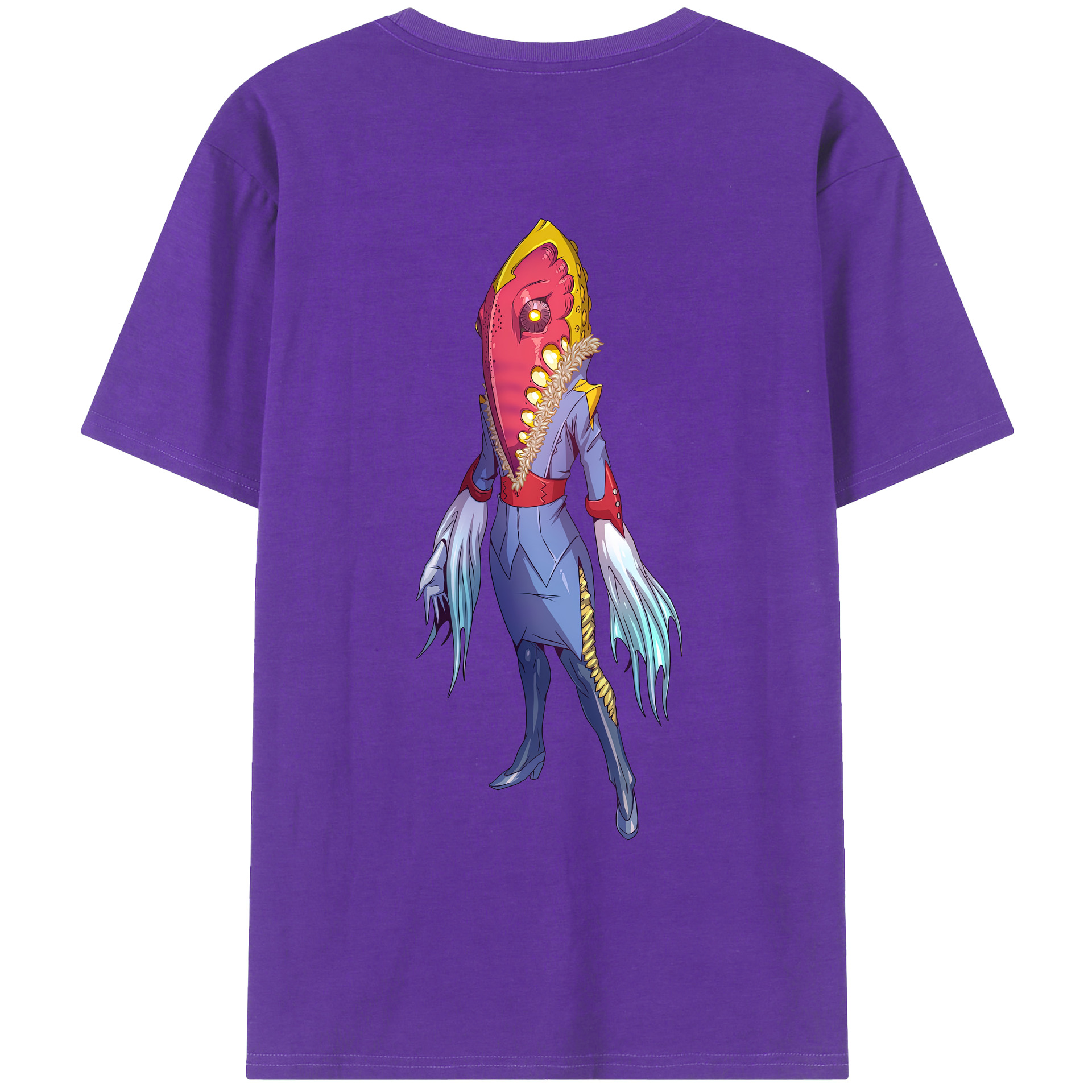 ウルトラマン Ultraman 綿100％ メンズ半袖Tシャツ（バックプリント） 通気性