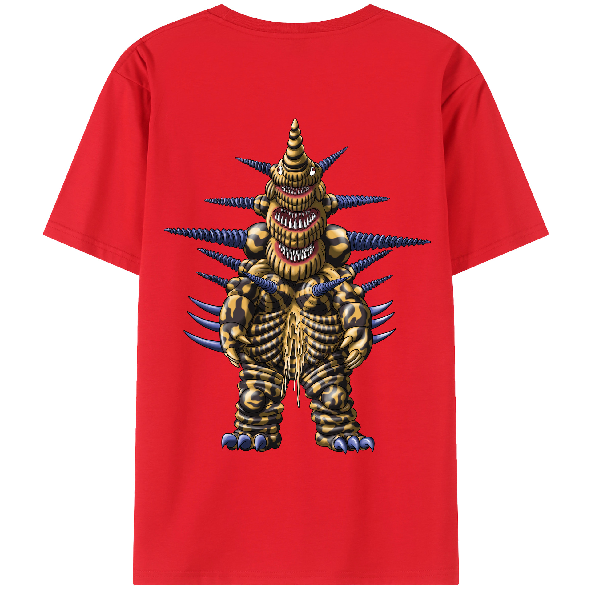 ウルトラマン Ultraman 綿100％ メンズ半袖Tシャツ（バックプリント） 通気性