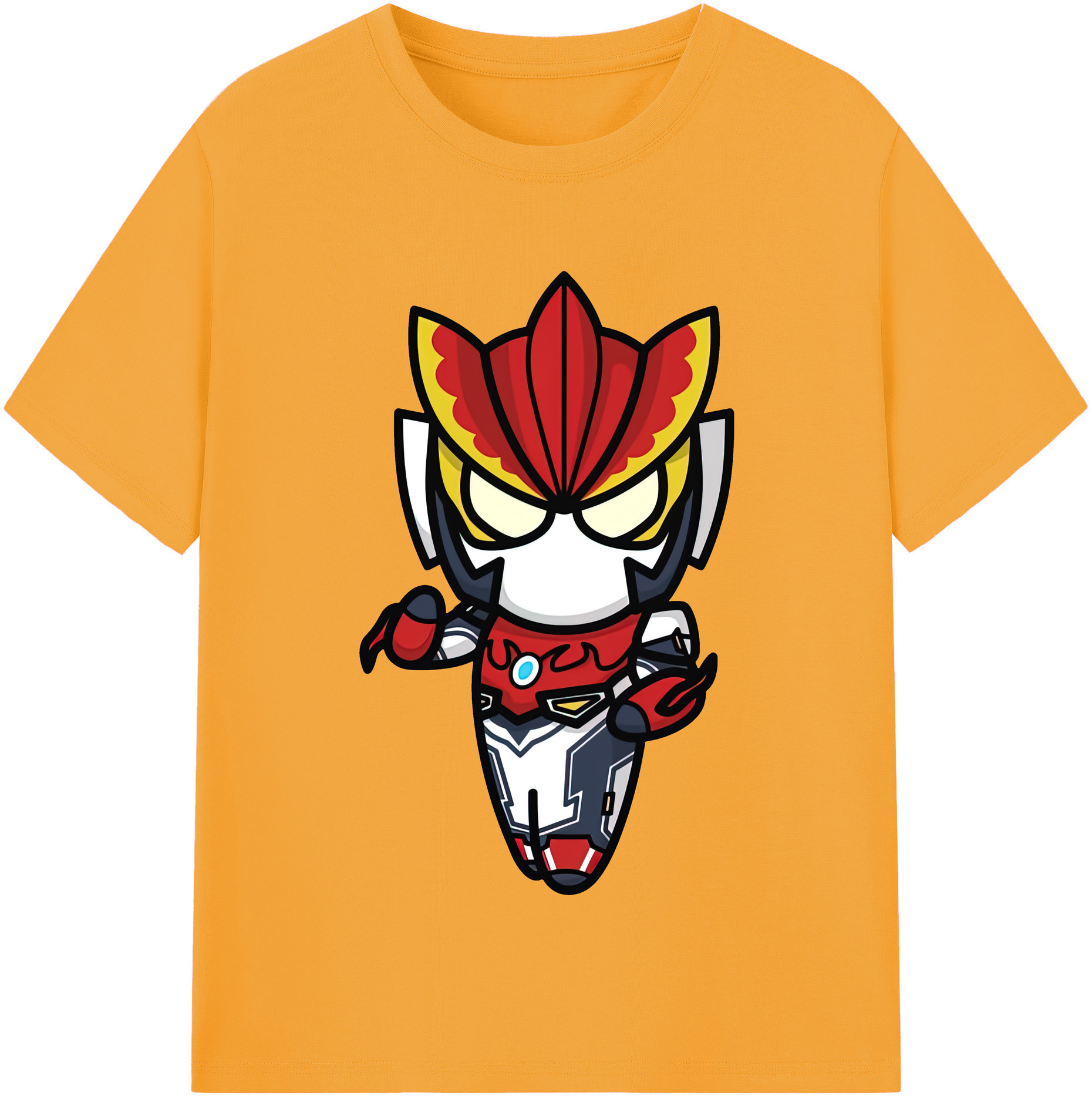 ウルトラマン Ultraman レディースカジュアルプリントTシャツ（綿100％）