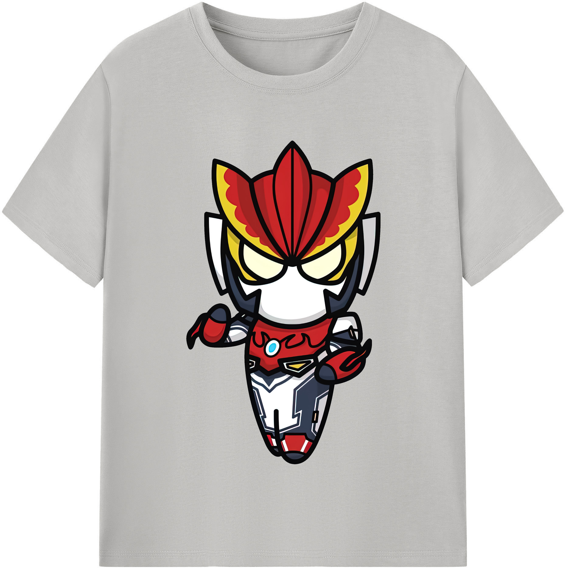 ウルトラマン Ultraman レディースカジュアルプリントTシャツ（綿100％）