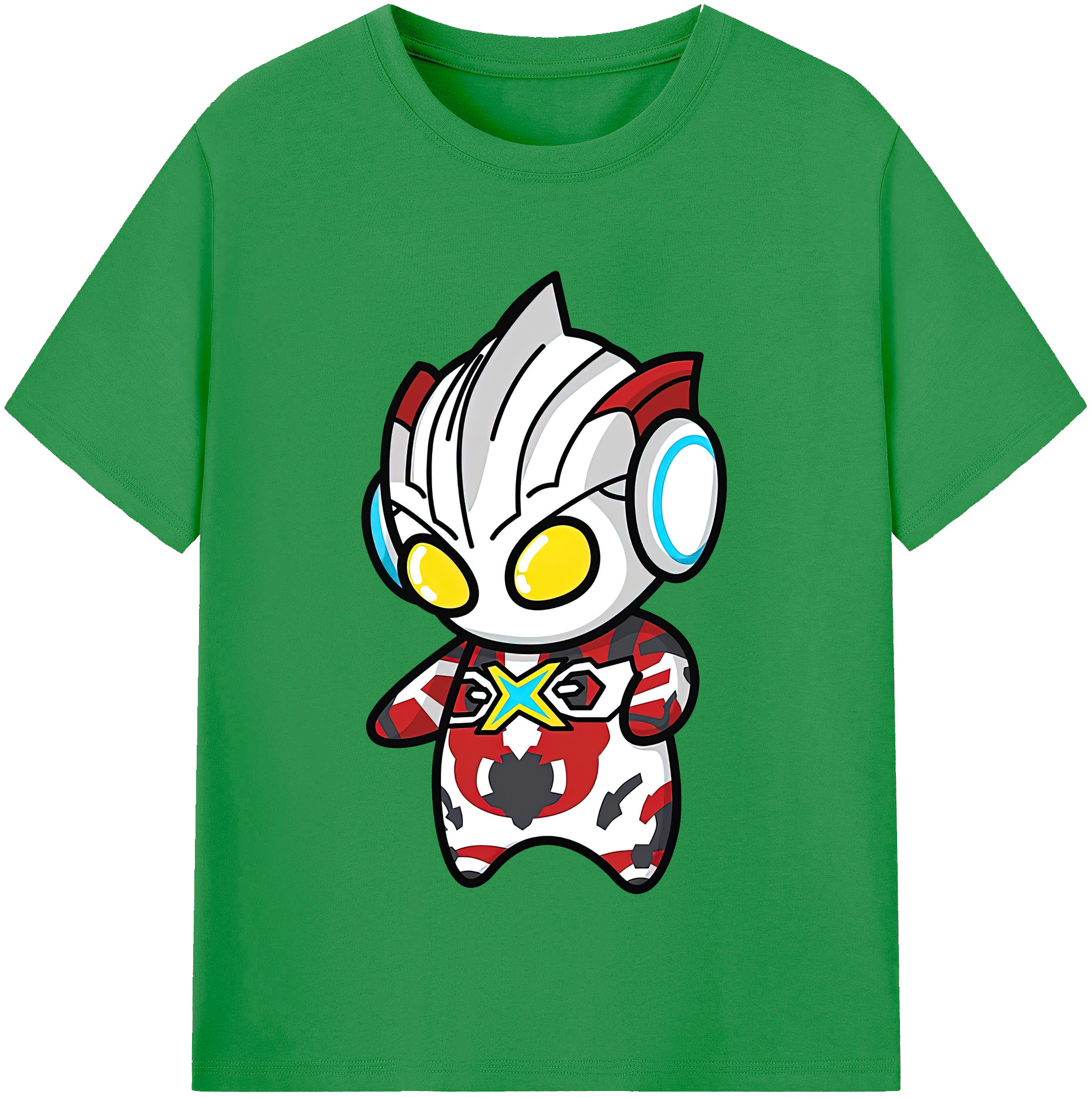 ウルトラマン Ultraman レディースカジュアルプリントTシャツ（綿100％）