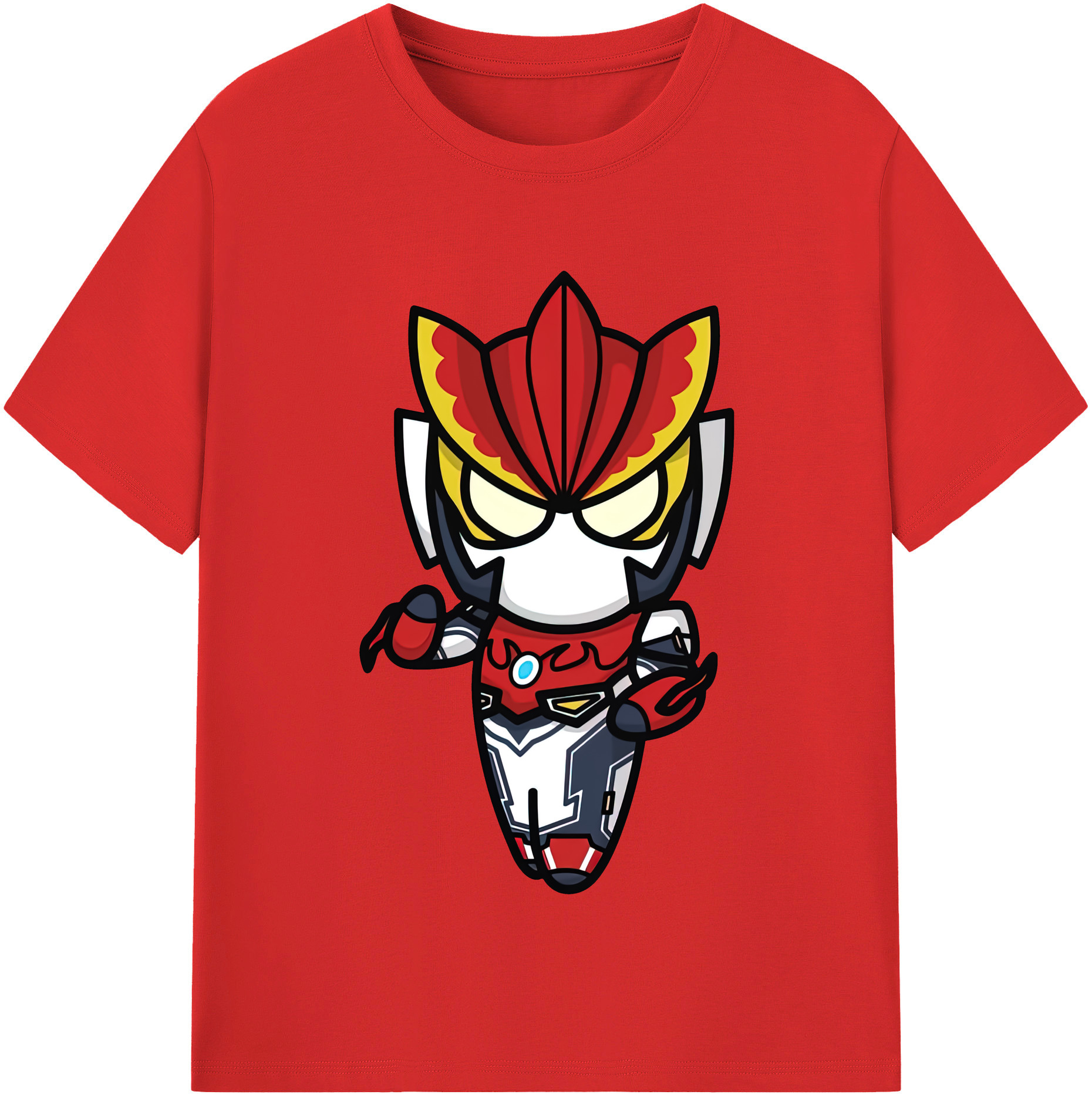 ウルトラマン Ultraman レディースカジュアルプリントTシャツ（綿100％）