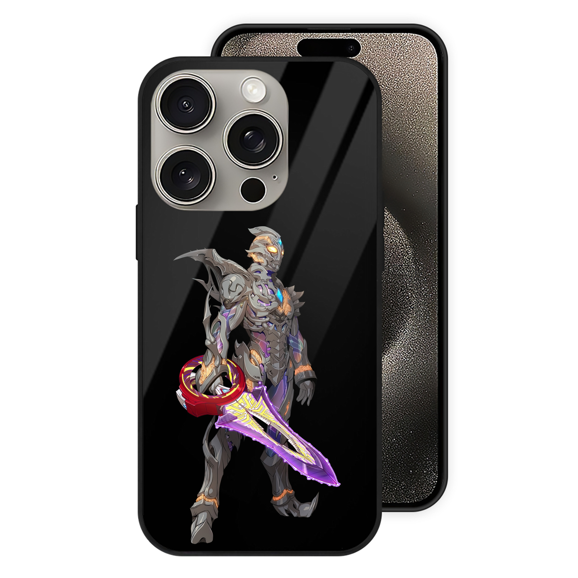 （画像用） ウルトラマン Ultraman 【iPhone15Pro対応】スマホケース 耐衝撃＆黄変防止 背面ガラス
