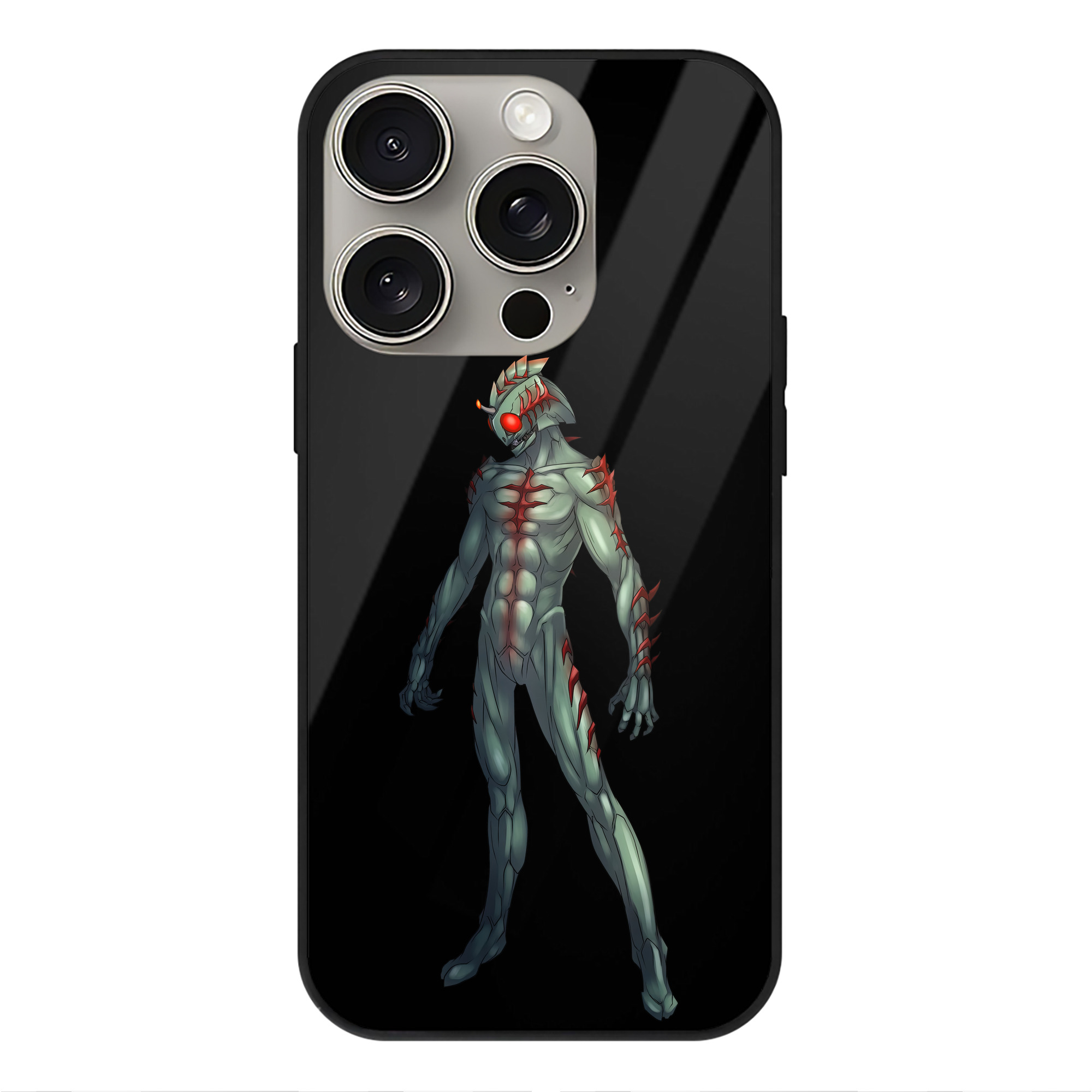 （画像用） ウルトラマン Ultraman 【iPhone15Pro対応】スマホケース 耐衝撃＆黄変防止 背面ガラス