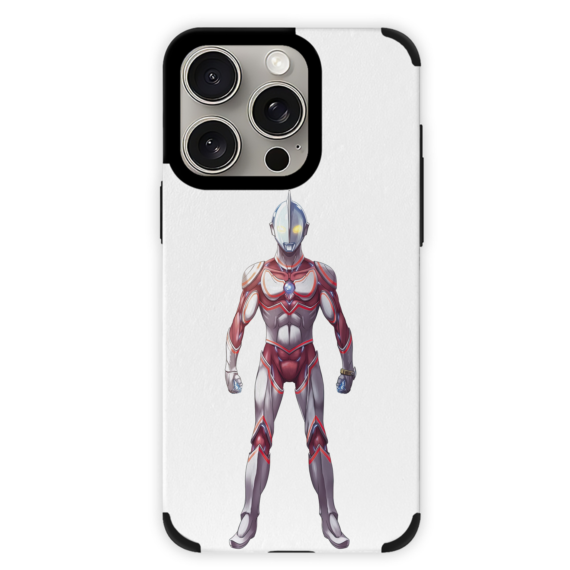 （画像用） ウルトラマン Ultraman 【iPhone15ProMax対応】 PUレザー スマホケース 耐衝撃＆黄変防止