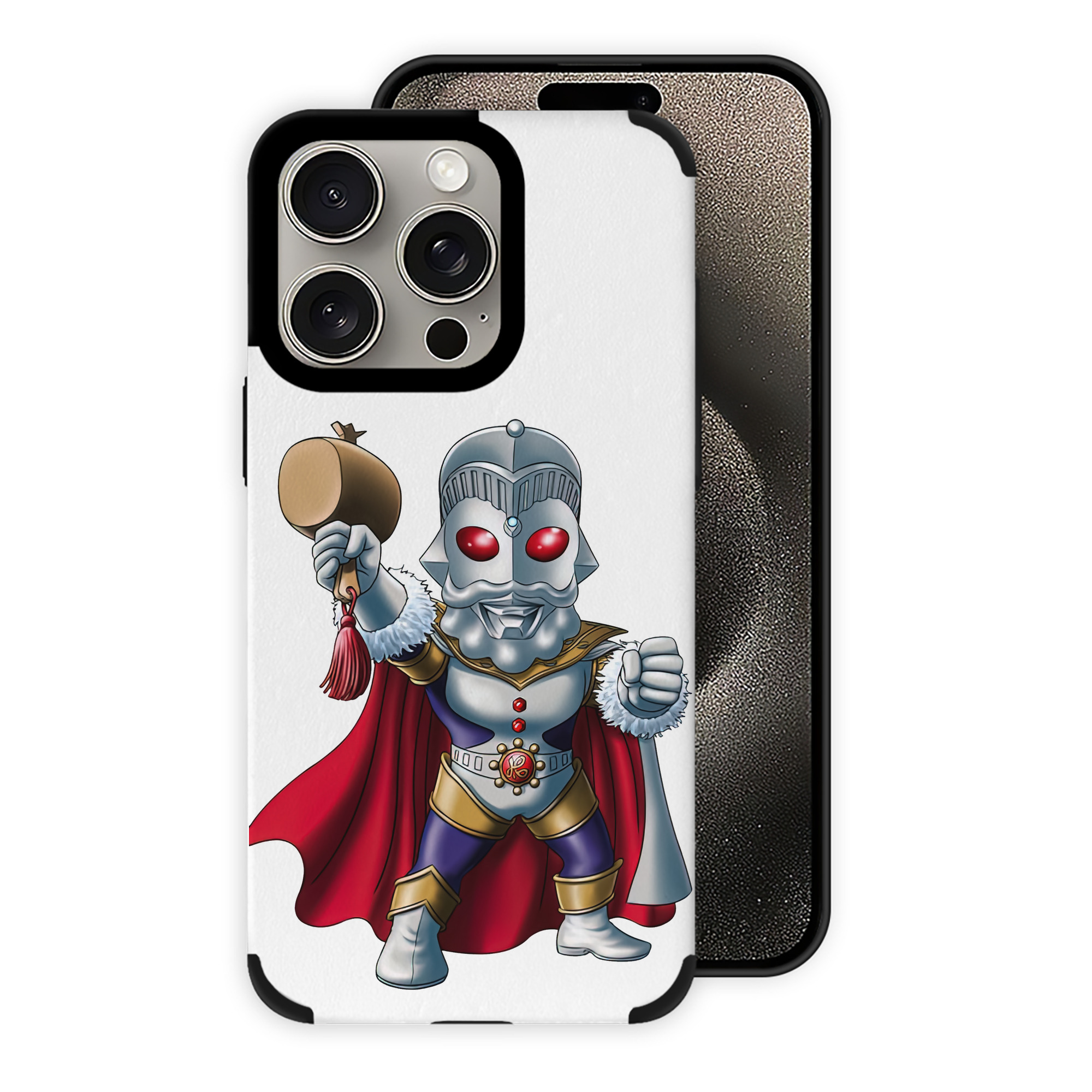 （画像用） ウルトラマン Ultraman 【iPhone15ProMax対応】 PUレザー スマホケース 耐衝撃＆黄変防止