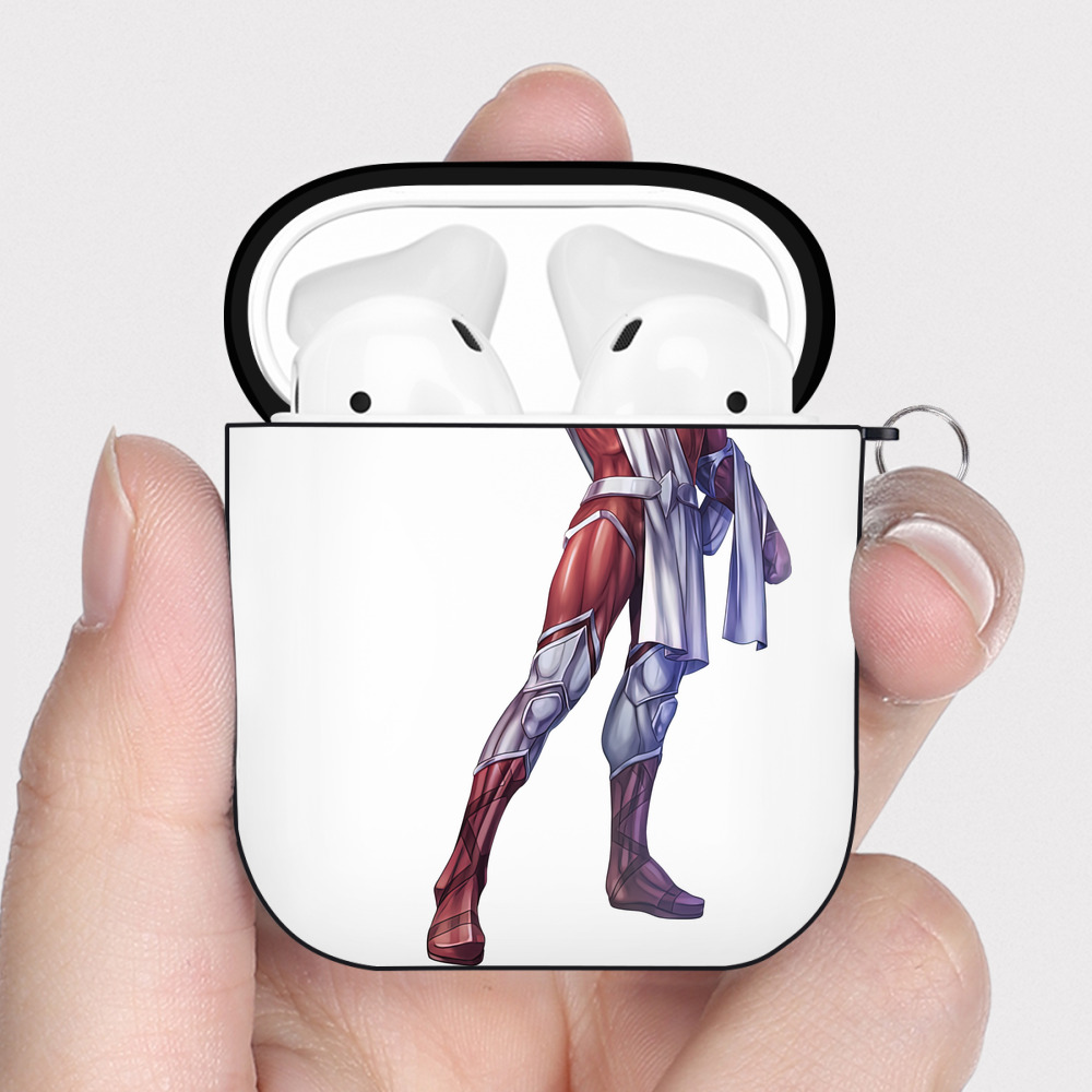 （画像用） ウルトラマン Ultraman AirPods 第2世代保護ケース ハードシェル ブラック 耐衝撃・防指紋・カラビナ付き