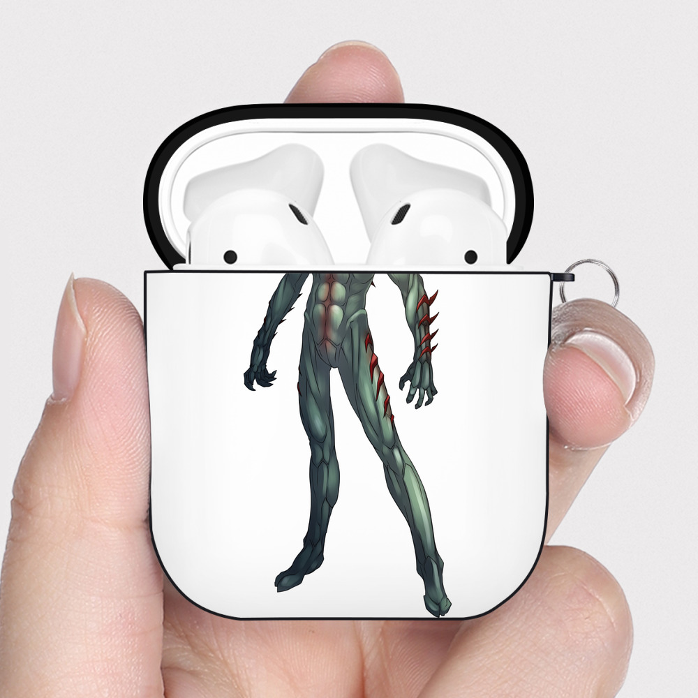 （画像用） ウルトラマン Ultraman AirPods 第2世代保護ケース ハードシェル ブラック 耐衝撃・防指紋・カラビナ付き
