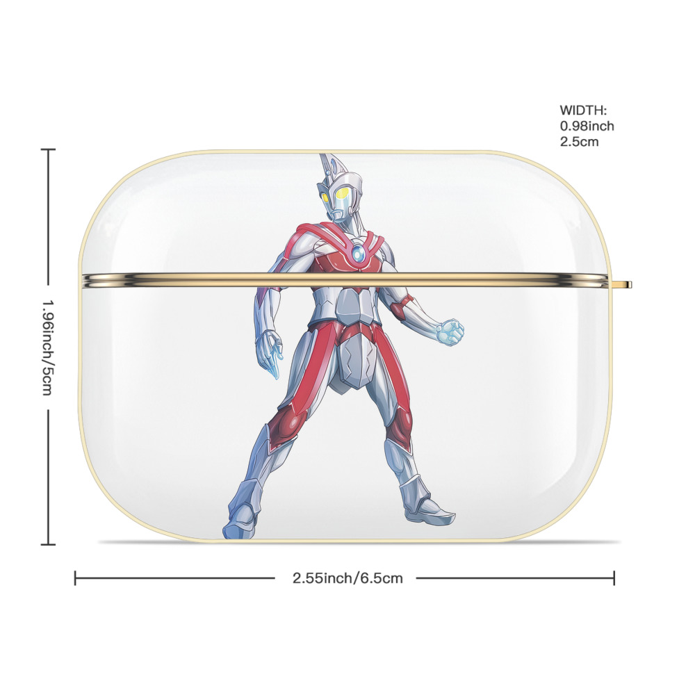 ウルトラマン Ultraman 【AirPods Pro用】ハードシェル保護ケース｜耐衝撃・防指紋・カラビナ付き商品仕様