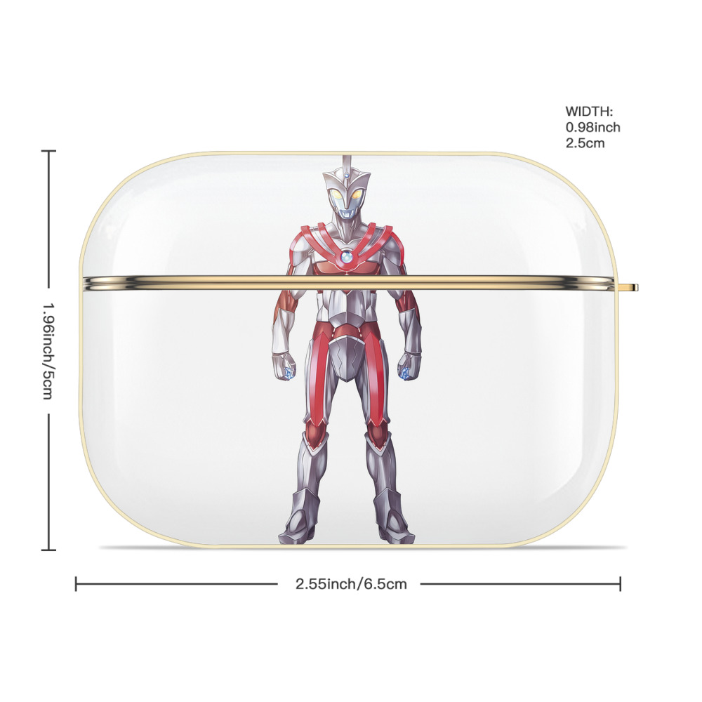 ウルトラマン Ultraman 【AirPods Pro用】ハードシェル保護ケース｜耐衝撃・防指紋・カラビナ付き商品仕様