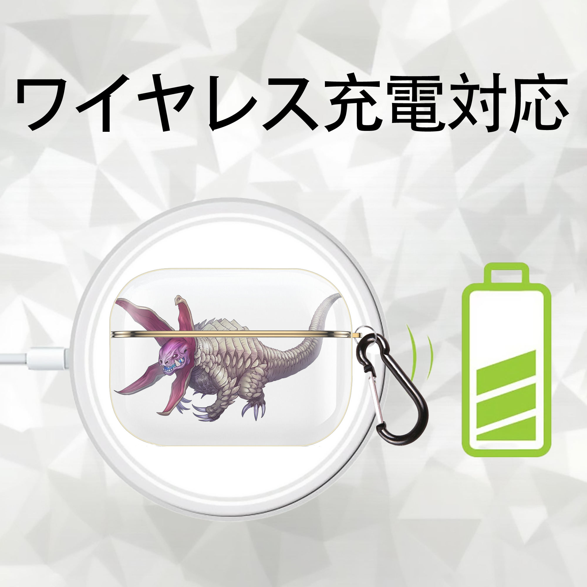 ウルトラマン Ultraman 【AirPods Pro用】ハードシェル保護ケース｜耐衝撃・防指紋・カラビナ付き商品仕様