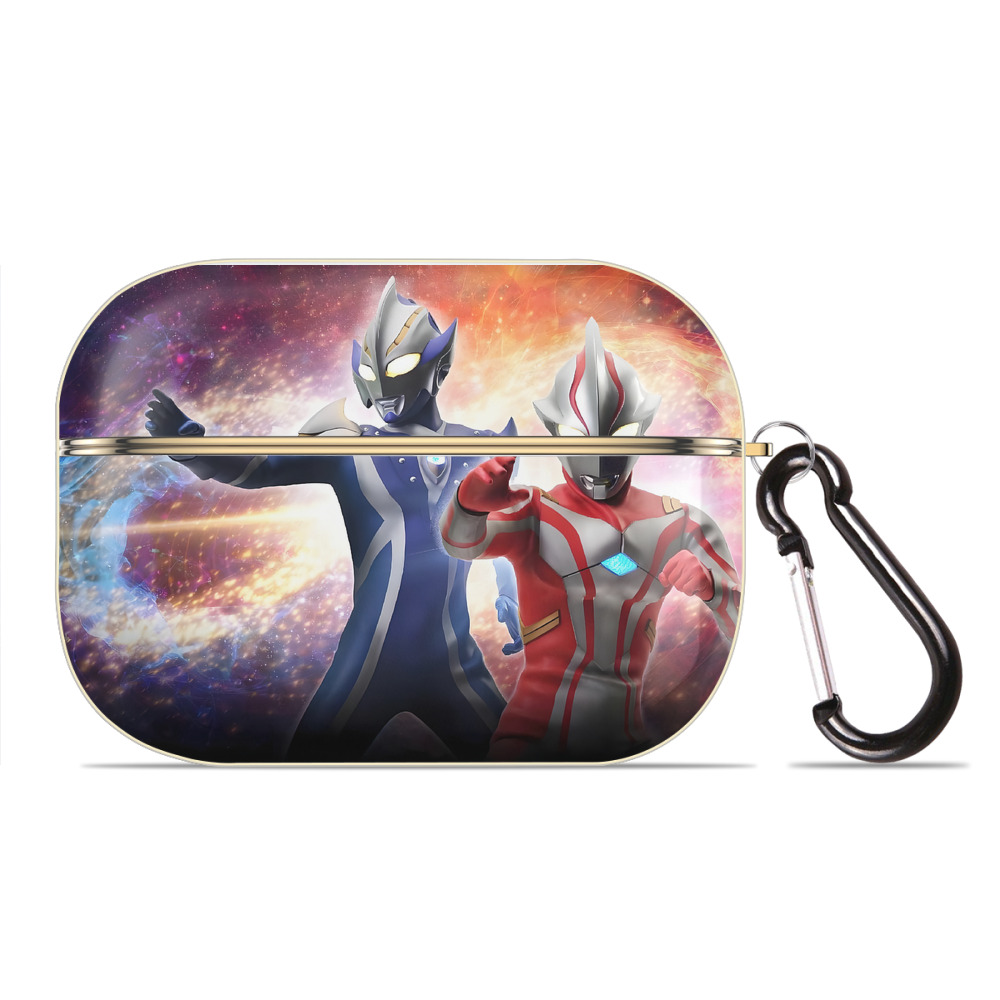 （画像用） ウルトラマン Ultraman 【AirPods Pro用】ハードシェル保護ケース｜耐衝撃・防指紋・カラビナ付き商品仕様