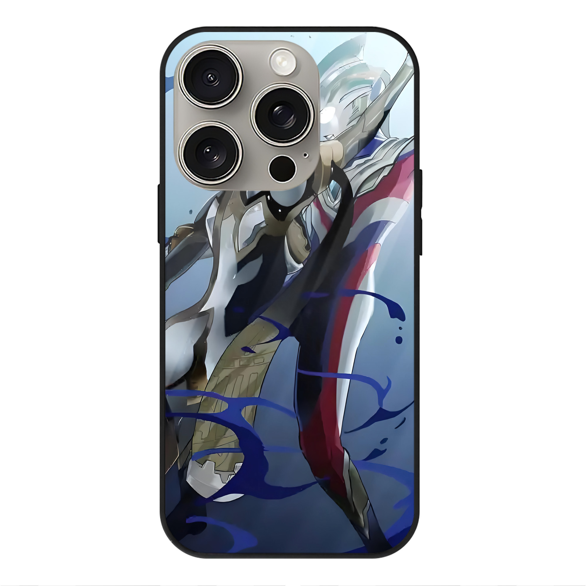 （画像用） ウルトラマン Ultraman 【iPhone15Pro対応】スマホケース 耐衝撃＆黄変防止 背面ガラス