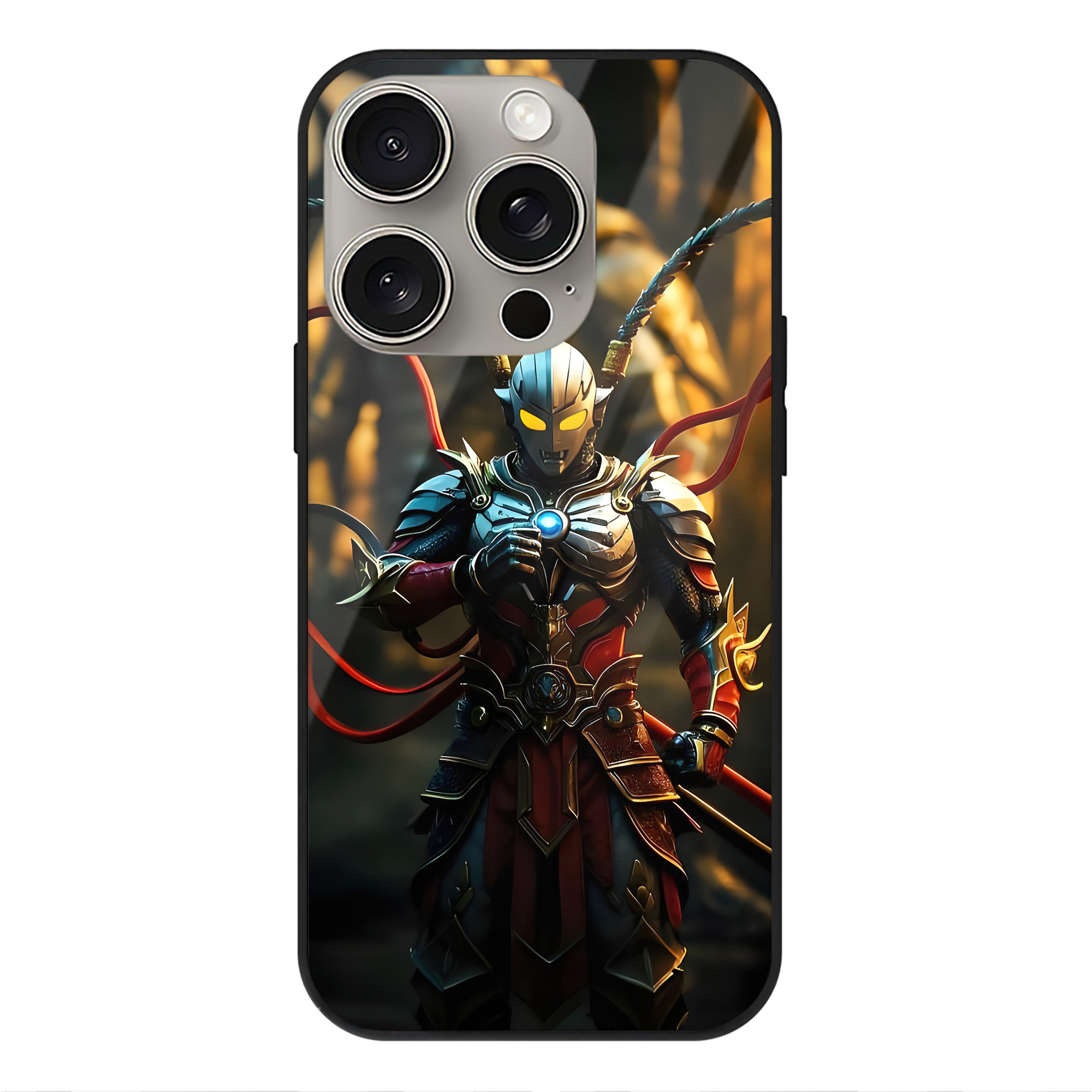 （画像用） ウルトラマン Ultraman 【iPhone15Pro対応】スマホケース 耐衝撃＆黄変防止 背面ガラス