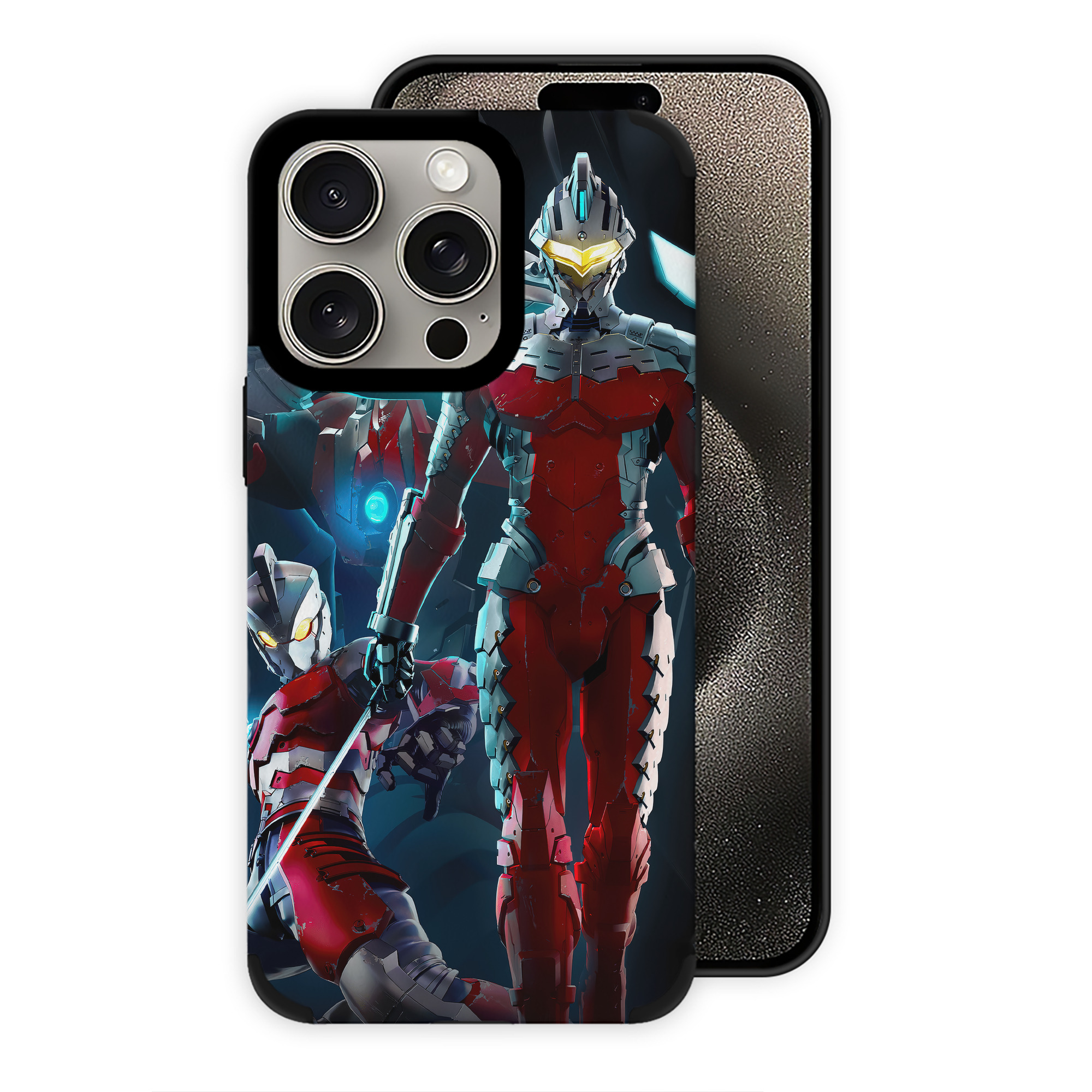 （画像用） ウルトラマン Ultraman 【iPhone15ProMax対応】 PUレザー スマホケース 耐衝撃＆黄変防止