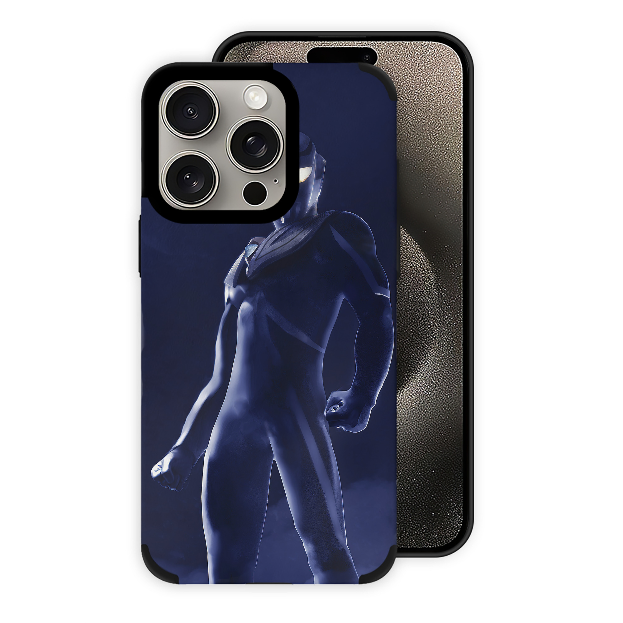 （画像用） ウルトラマン Ultraman 【iPhone15ProMax対応】 PUレザー スマホケース 耐衝撃＆黄変防止