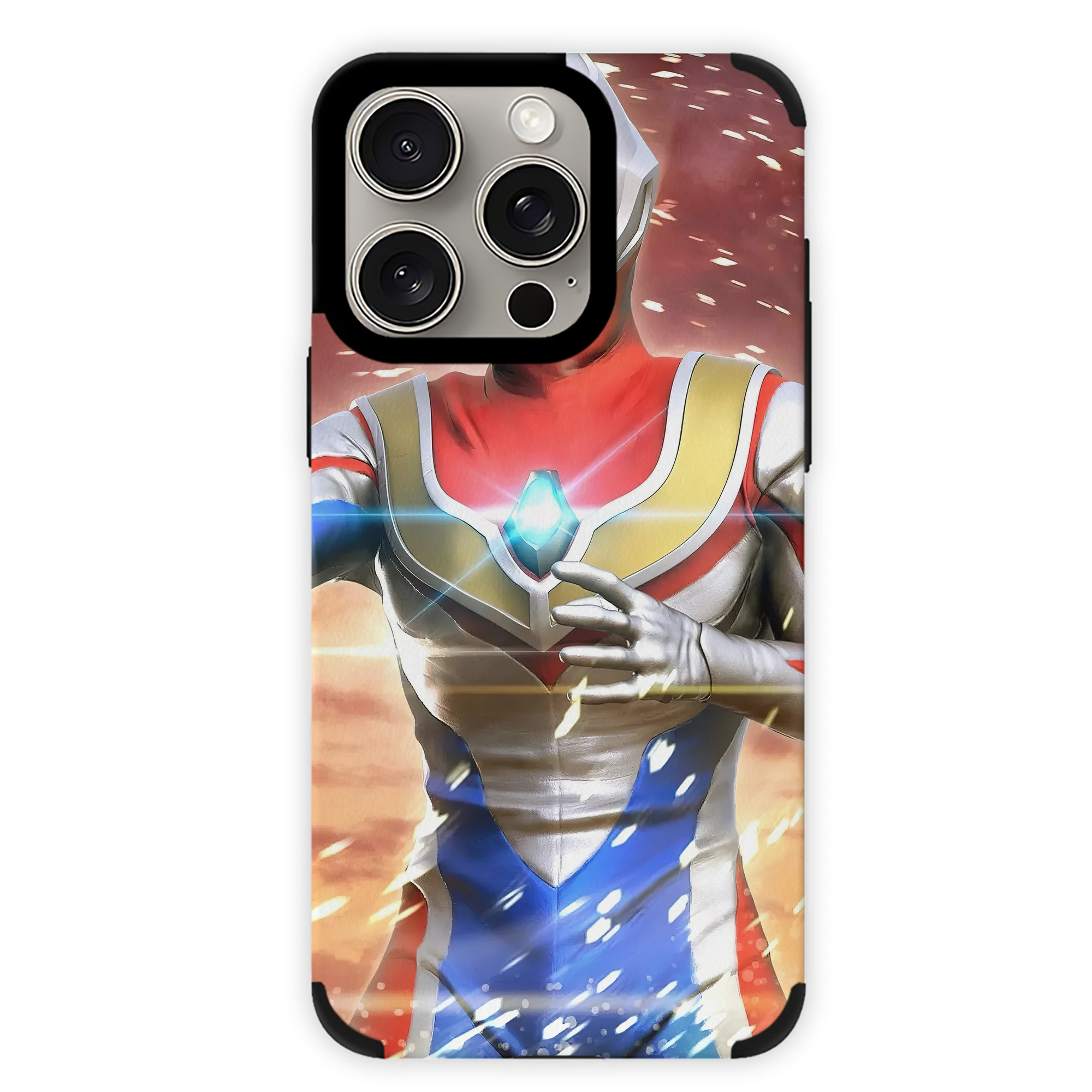 （画像用） ウルトラマン Ultraman 【iPhone15ProMax対応】 PUレザー スマホケース 耐衝撃＆黄変防止