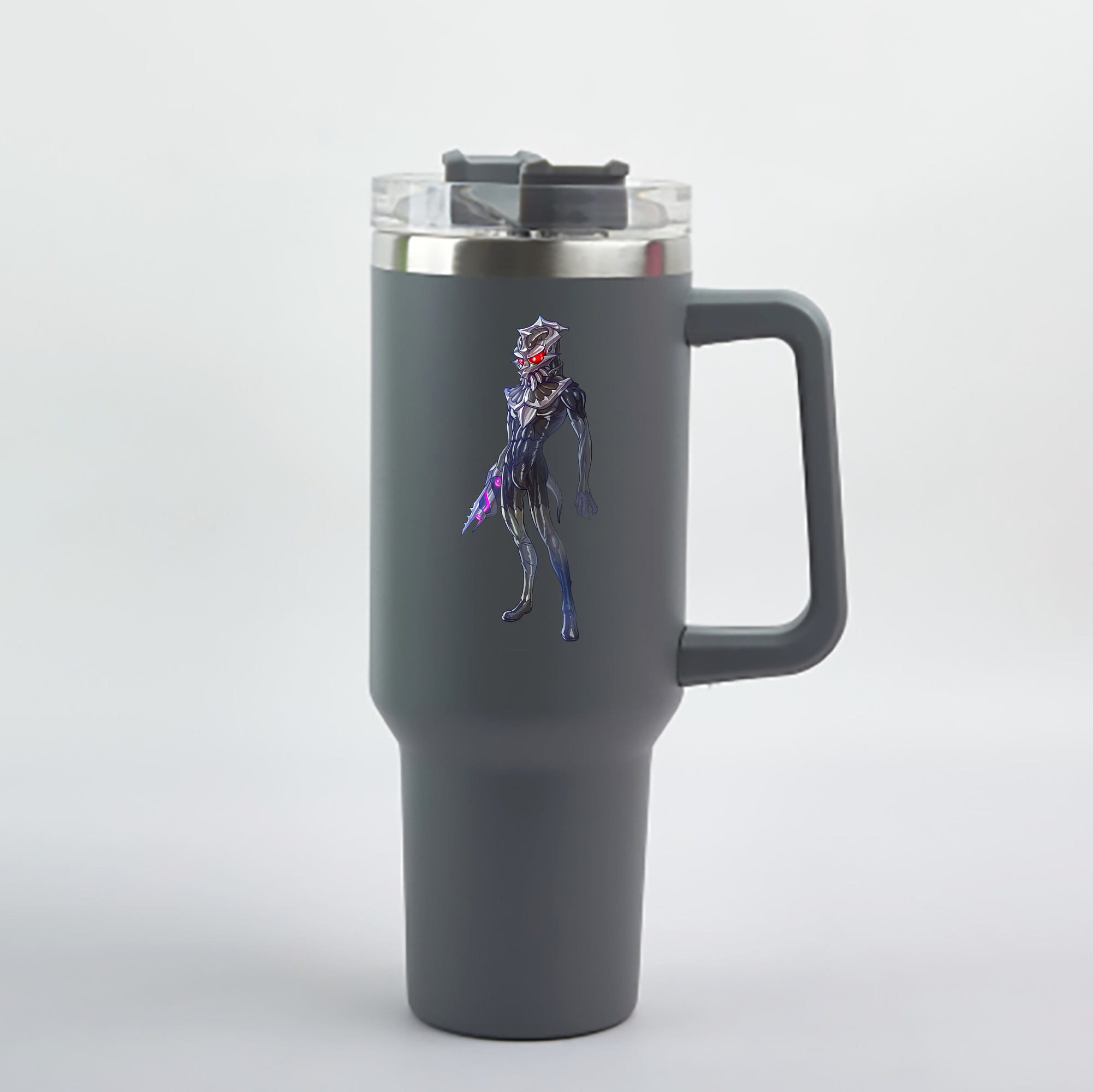 ウルトラマン Ultraman 1200mL車用タンブラー - クリスタルステッカー（プラスチックストロー付き）