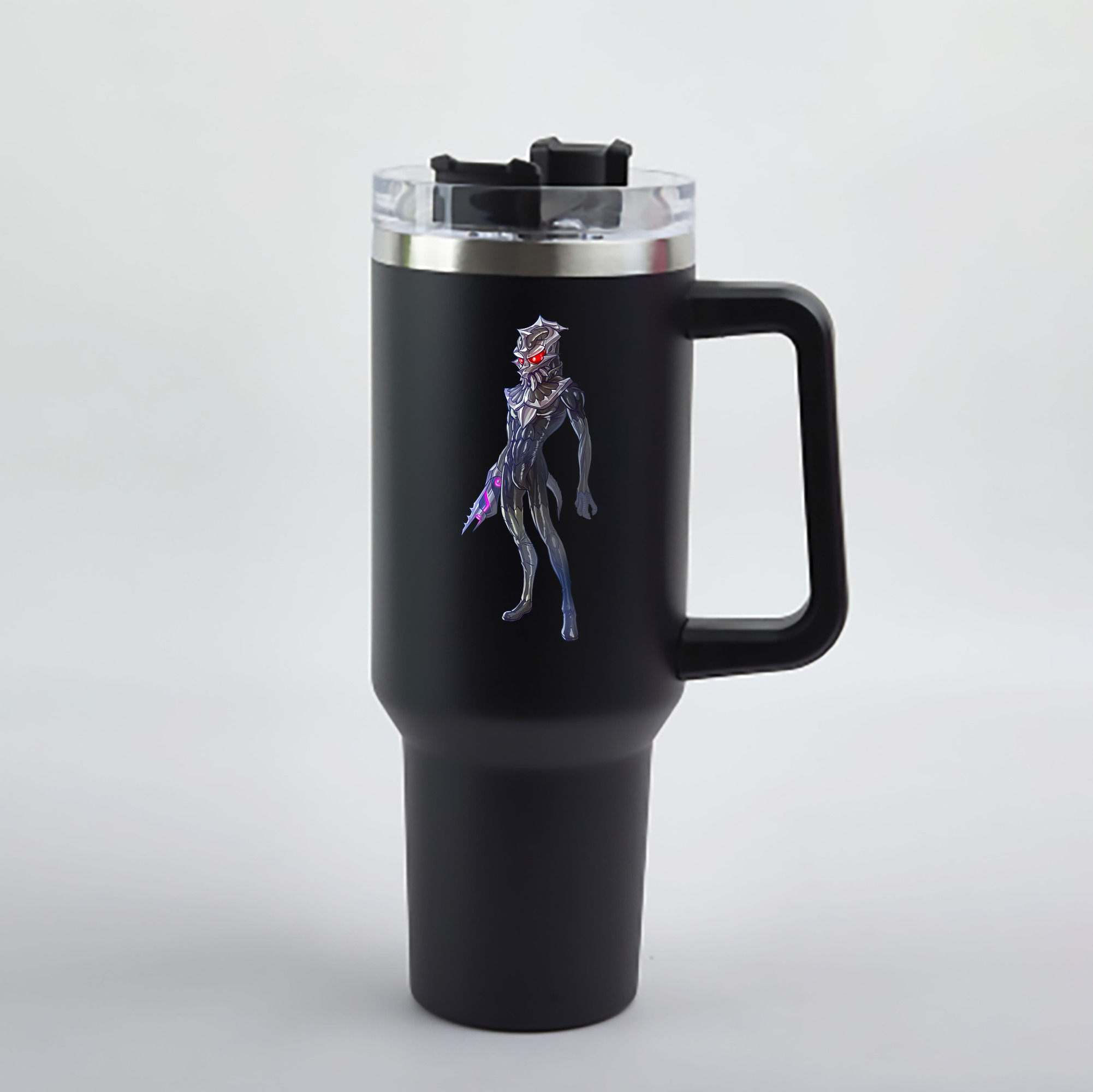 ウルトラマン Ultraman 1200mL車用タンブラー - クリスタルステッカー（プラスチックストロー付き）
