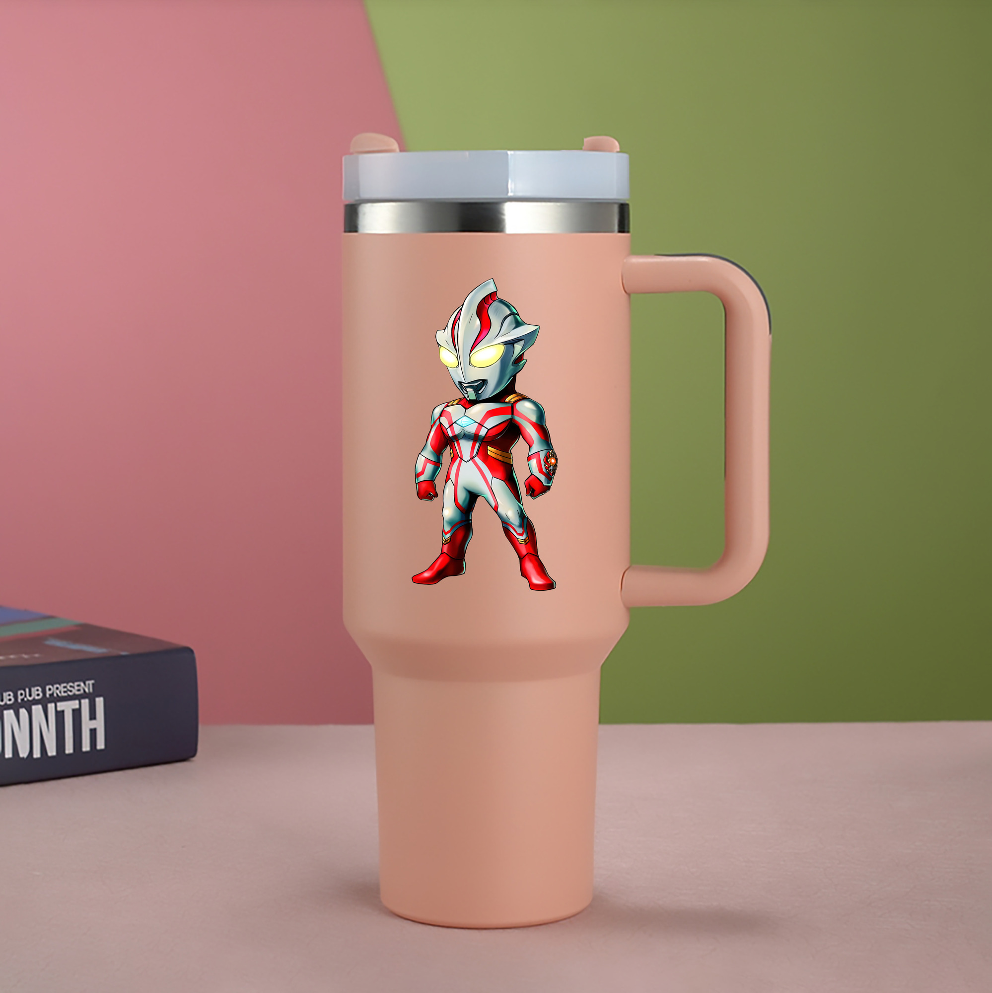 （画像用） ウルトラマン Ultraman 1200mL車用タンブラー（カラープリント）