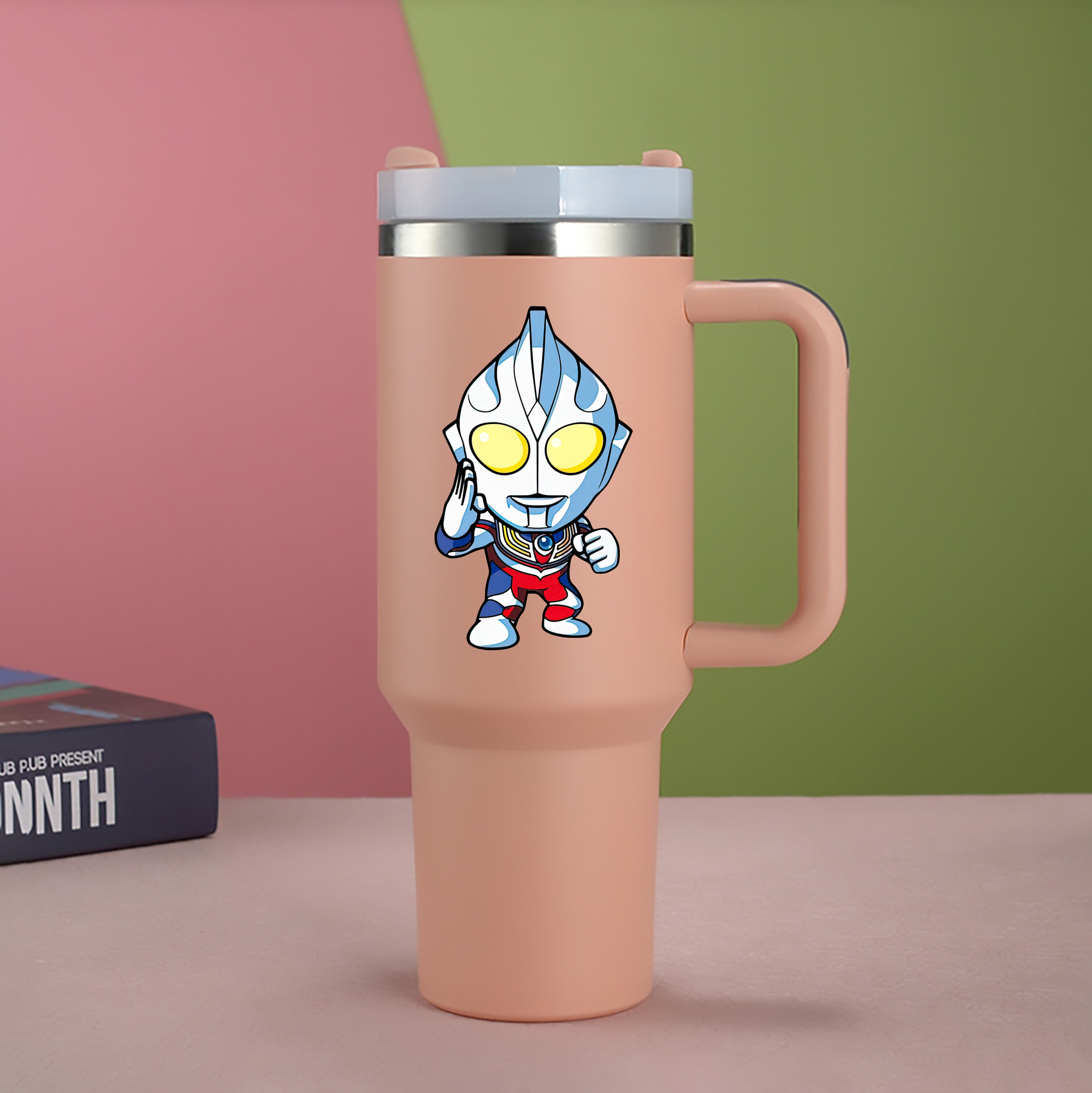 ウルトラマン Ultraman 1200mL車用タンブラー（カラープリント）