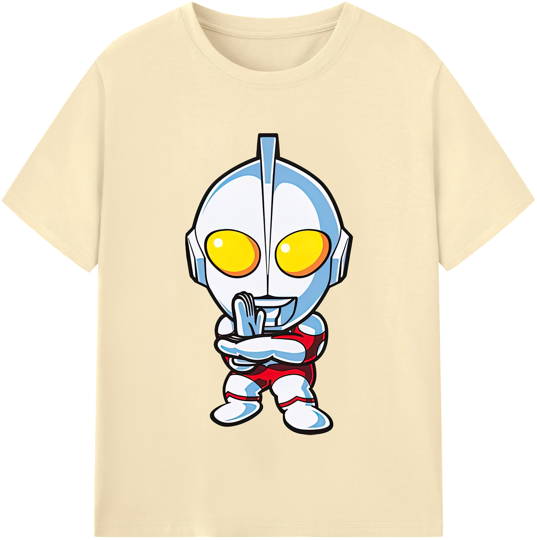 （画像用） ウルトラマン Ultraman 綿100％半袖Tシャツ（フロントプリント）