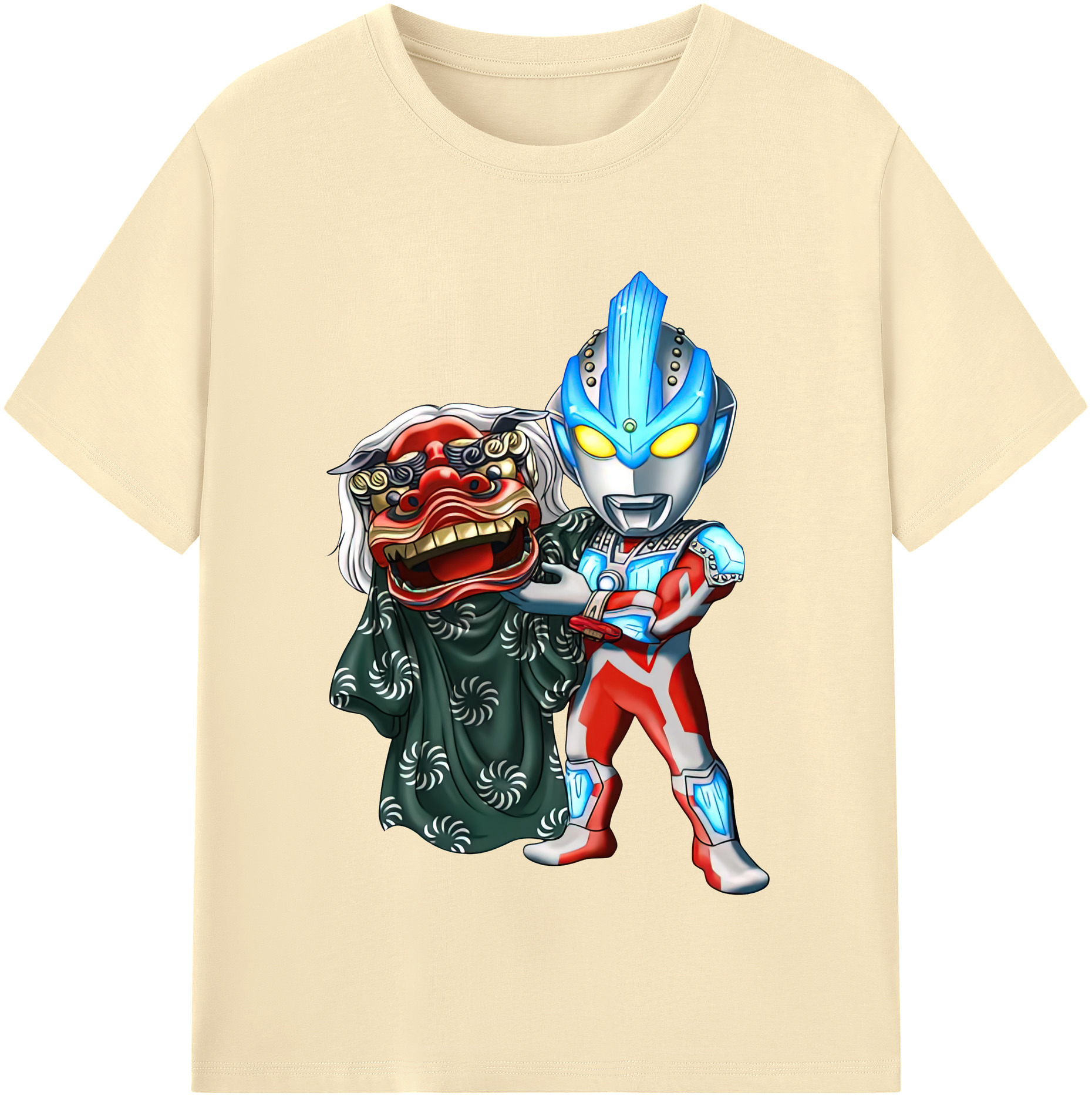 （画像用） ウルトラマン Ultraman 綿100％半袖Tシャツ（フロントプリント）