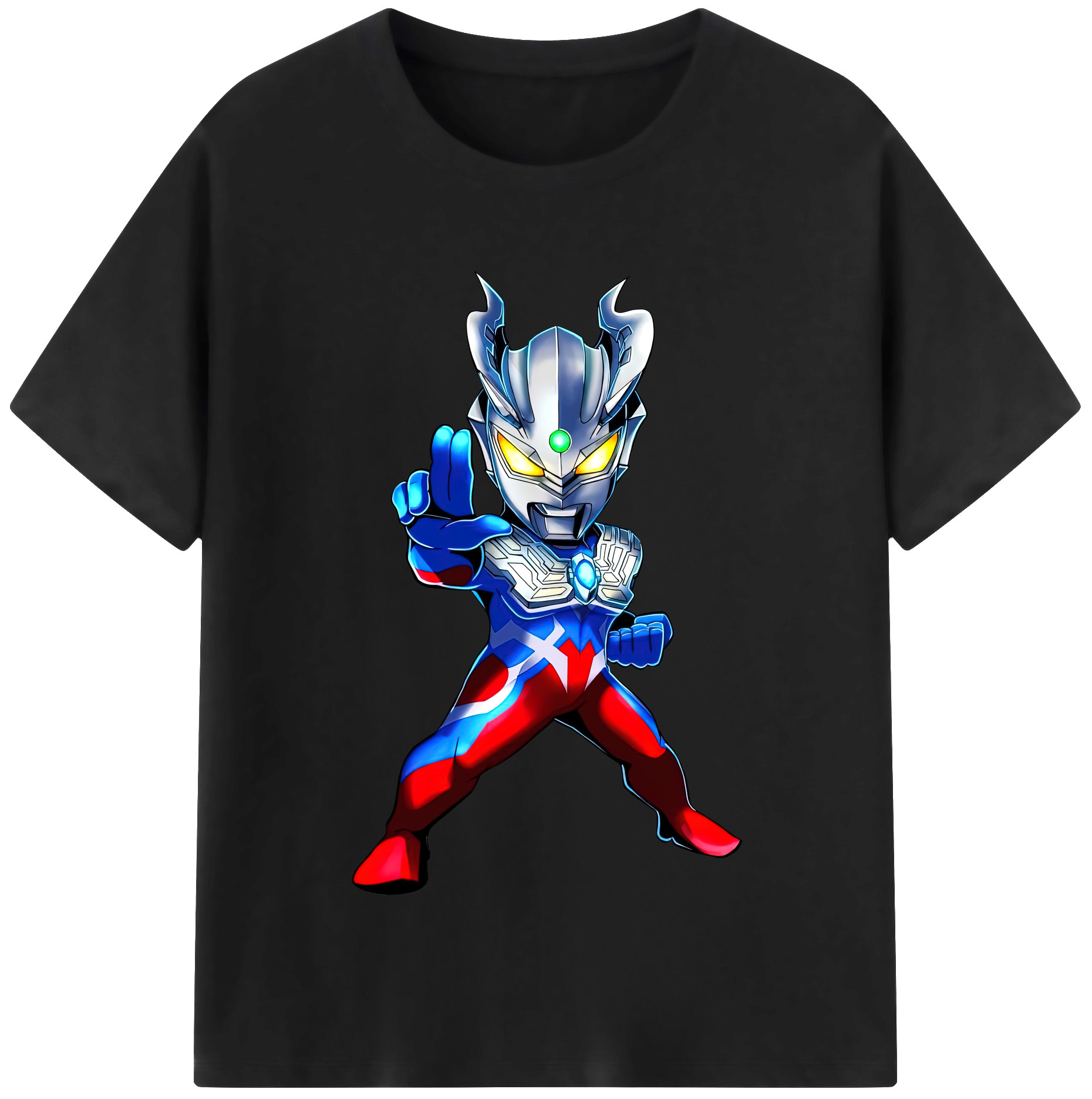 （画像用） ウルトラマン Ultraman 綿100％半袖Tシャツ（フロントプリント）