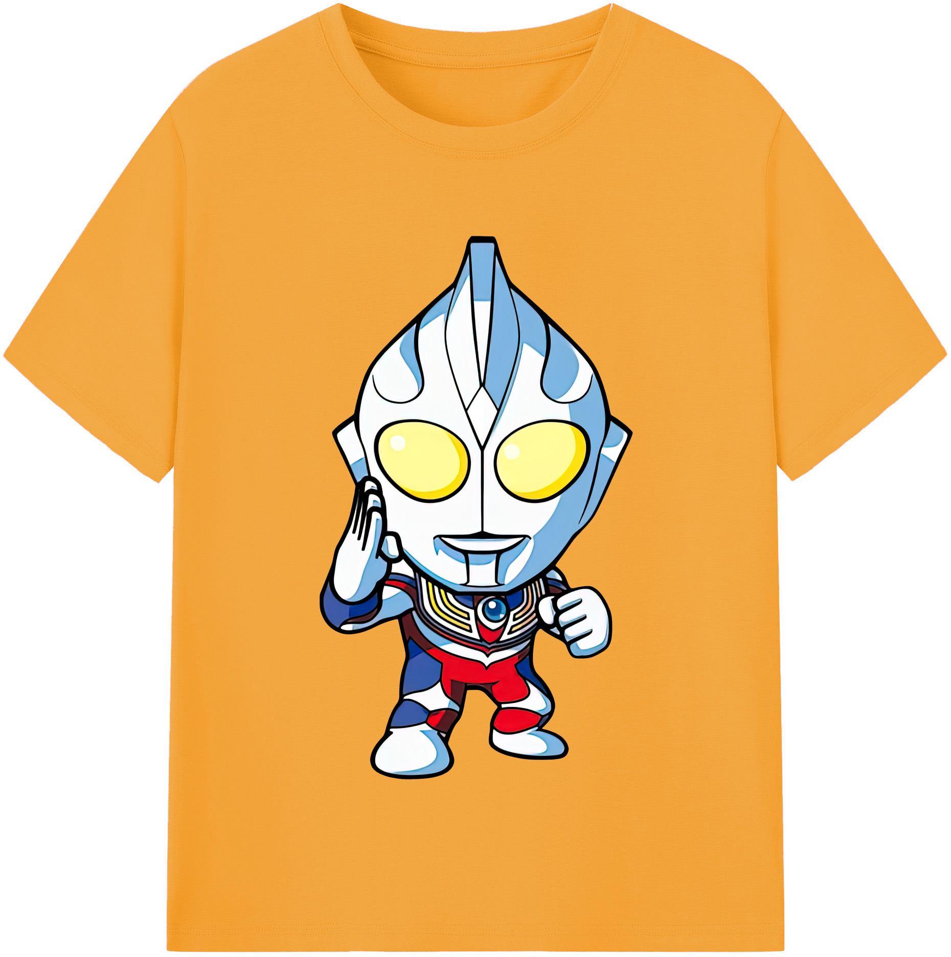 （画像用） ウルトラマン Ultraman 綿100％半袖Tシャツ（フロントプリント）