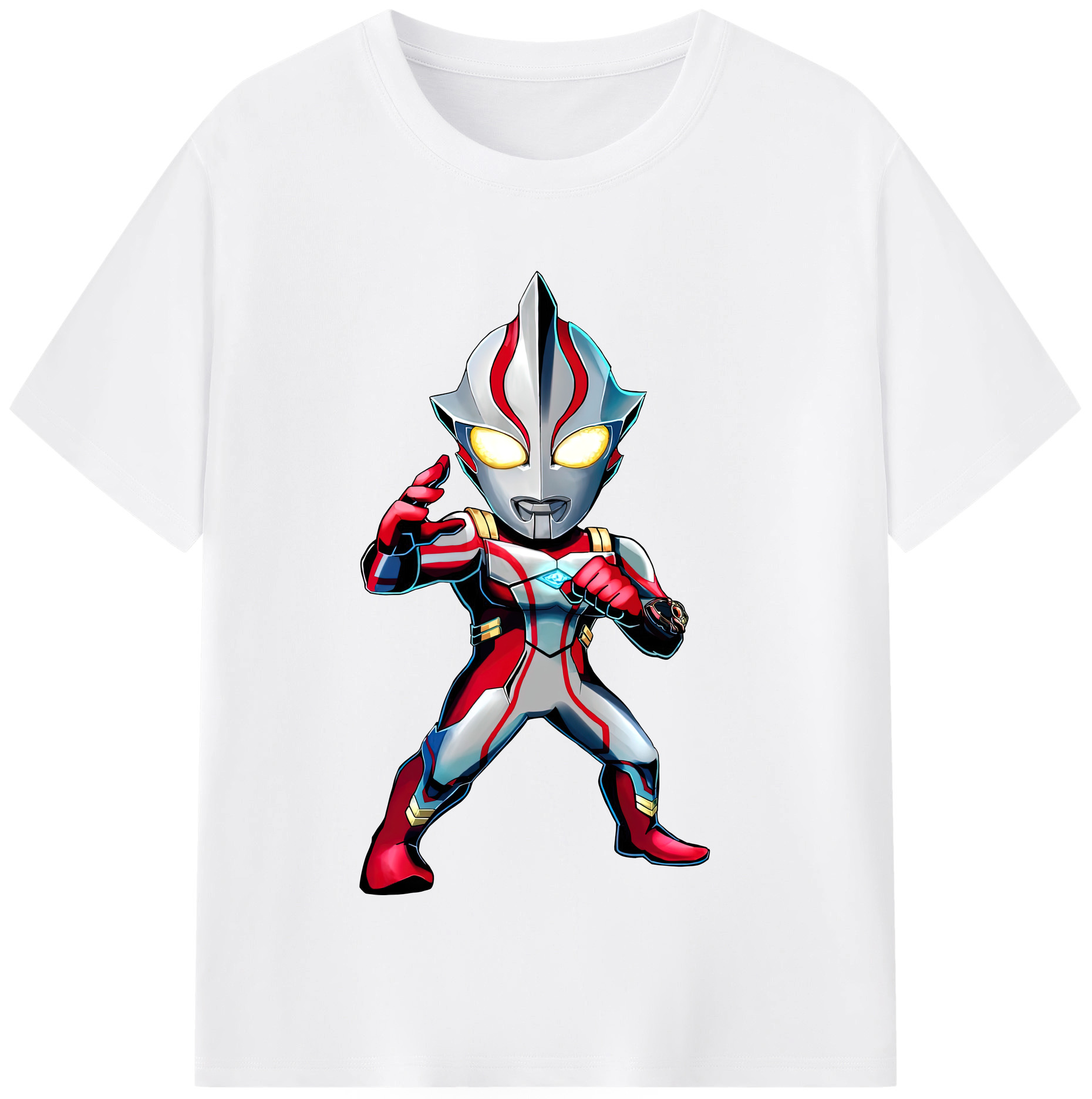 （画像用） ウルトラマン Ultraman 綿100％半袖Tシャツ（フロントプリント）