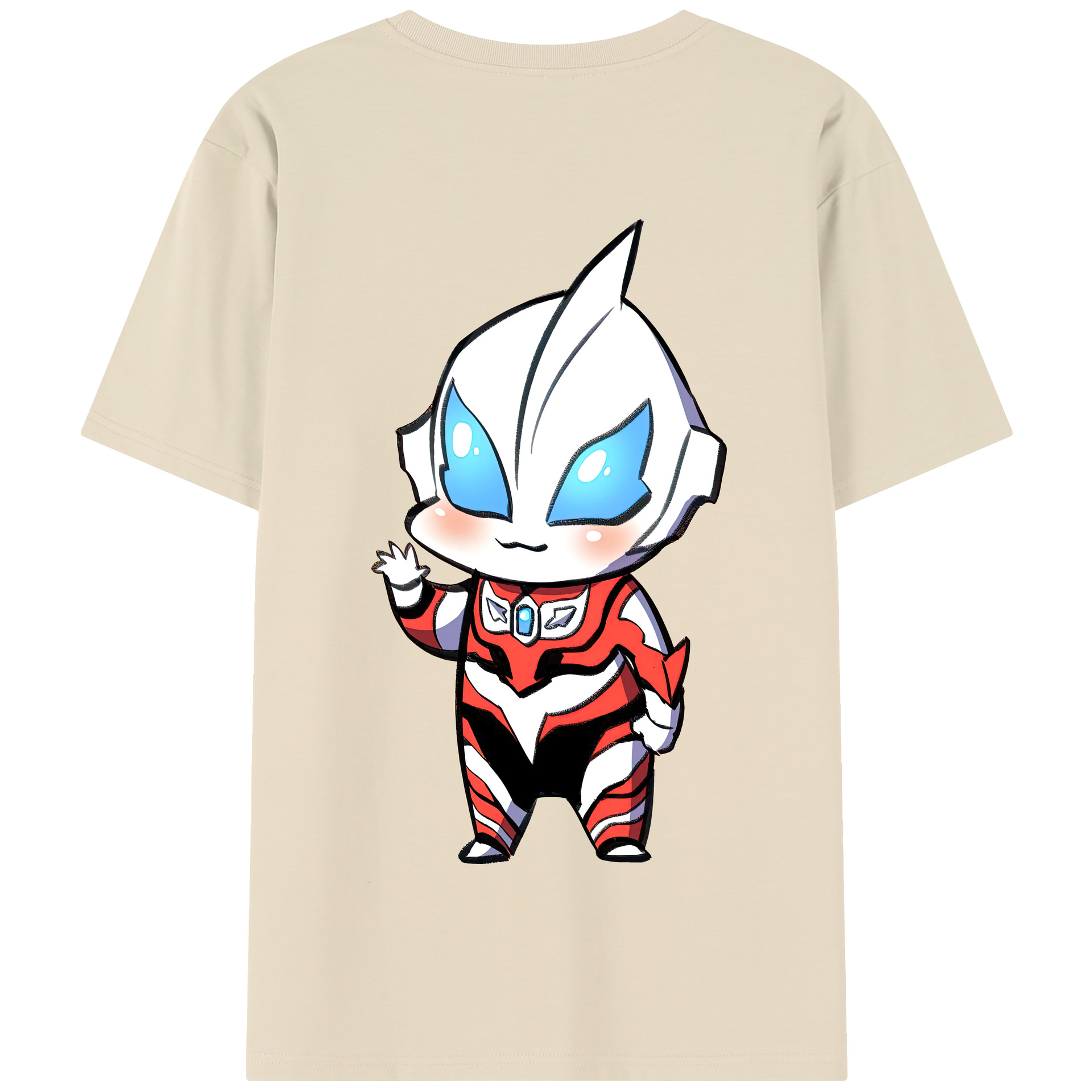 ウルトラマン Ultraman 綿100％半袖Tシャツ（背面プリント）