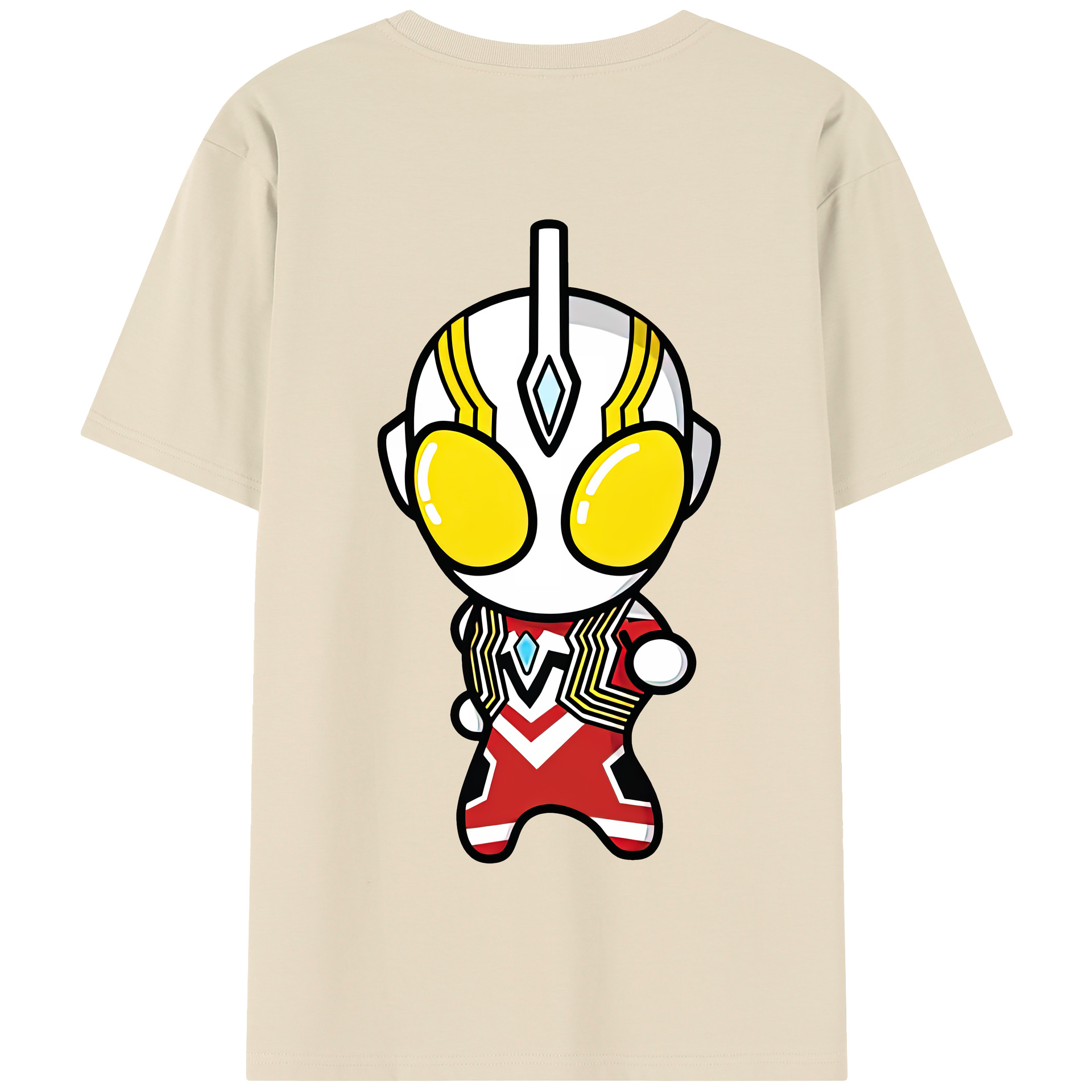 （画像用） ウルトラマン Ultraman 綿100％半袖Tシャツ（背面プリント）
